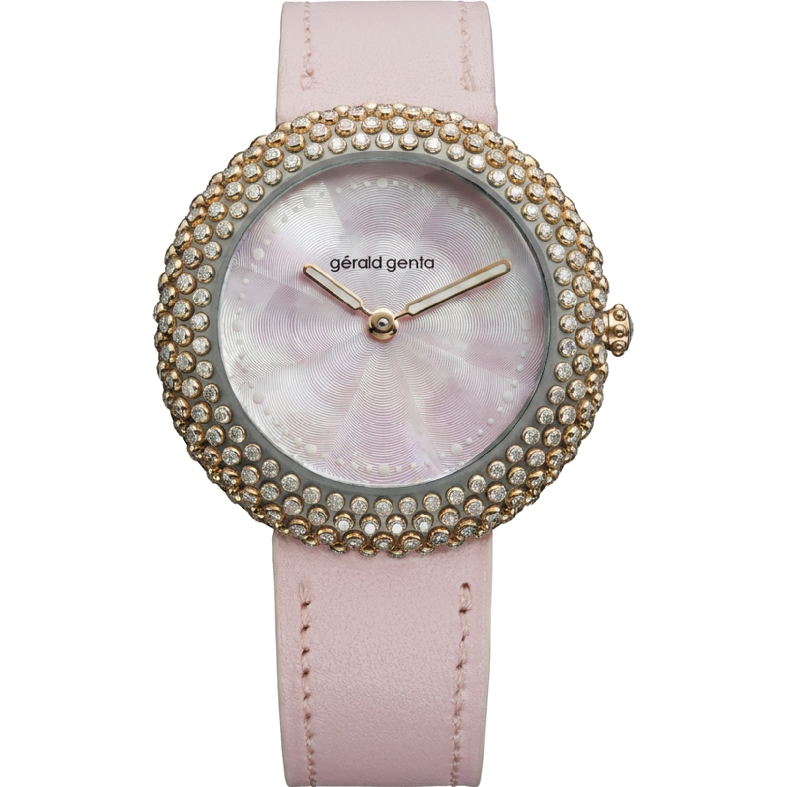 Gérald Genta Gentissima Oursin 36 Pink Mother of Pearl EECH02A1