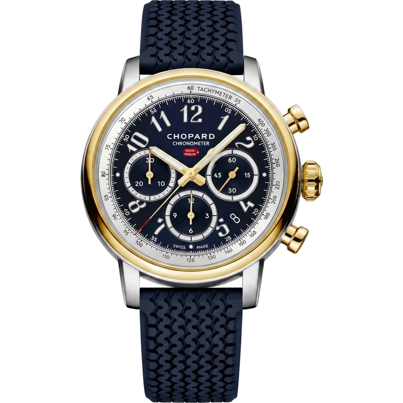 Chopard Mille Miglia Classic Chronograph JX7 Lucent Steel and Ethical Yellow Gold 168619-4002