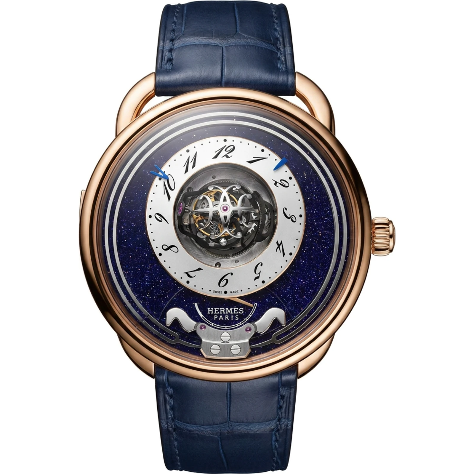 Hermès Arceau Duc Attele Rose Gold W404502WW00