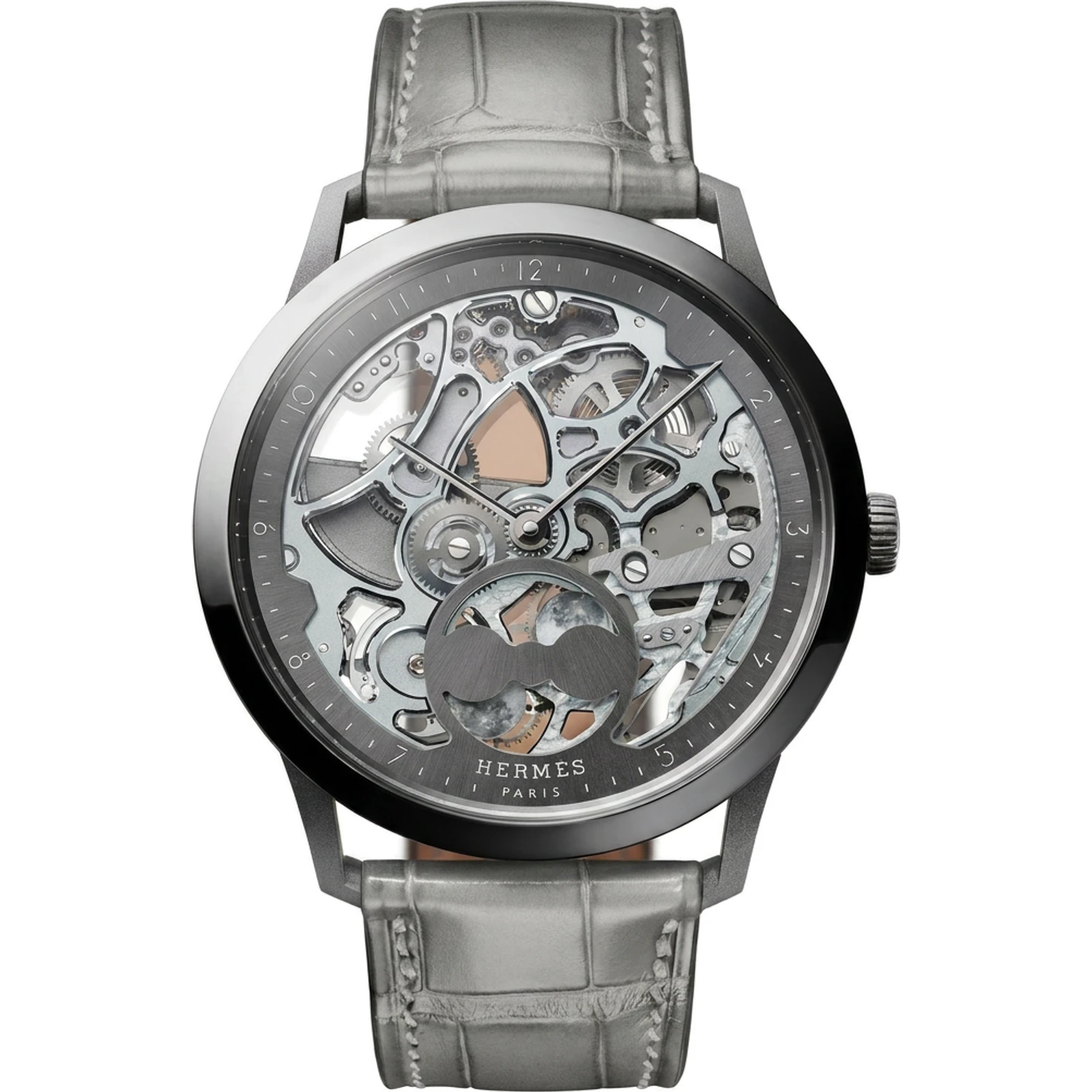 Slim d'Hermès Squelette Lune Gray W408385WW00