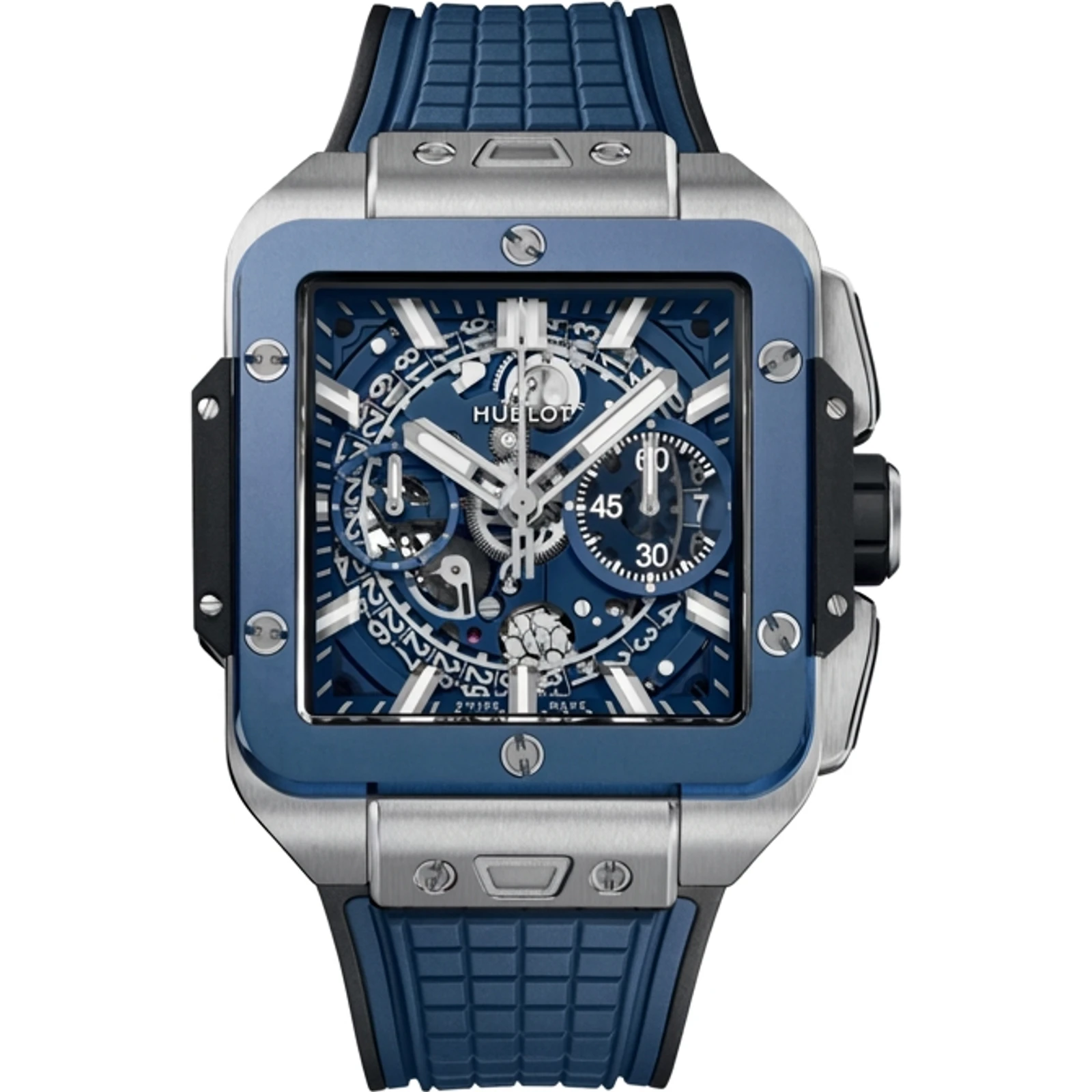 Hublot Square Bang Unico Titanium Blue Ceramic 821.NL.5170.RX