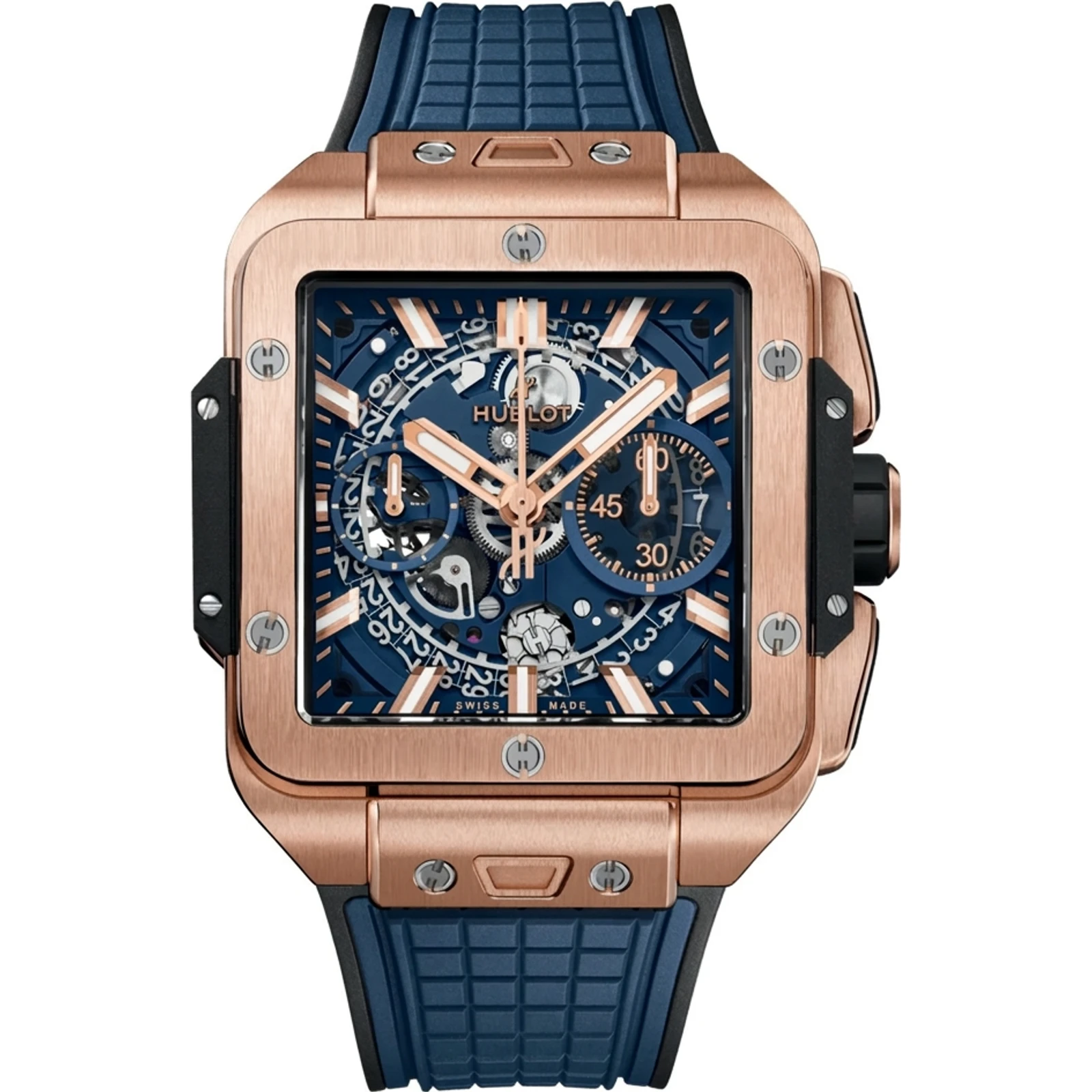 Hublot Square Bang Unico King Gold Blue 821.OX.5180.RX