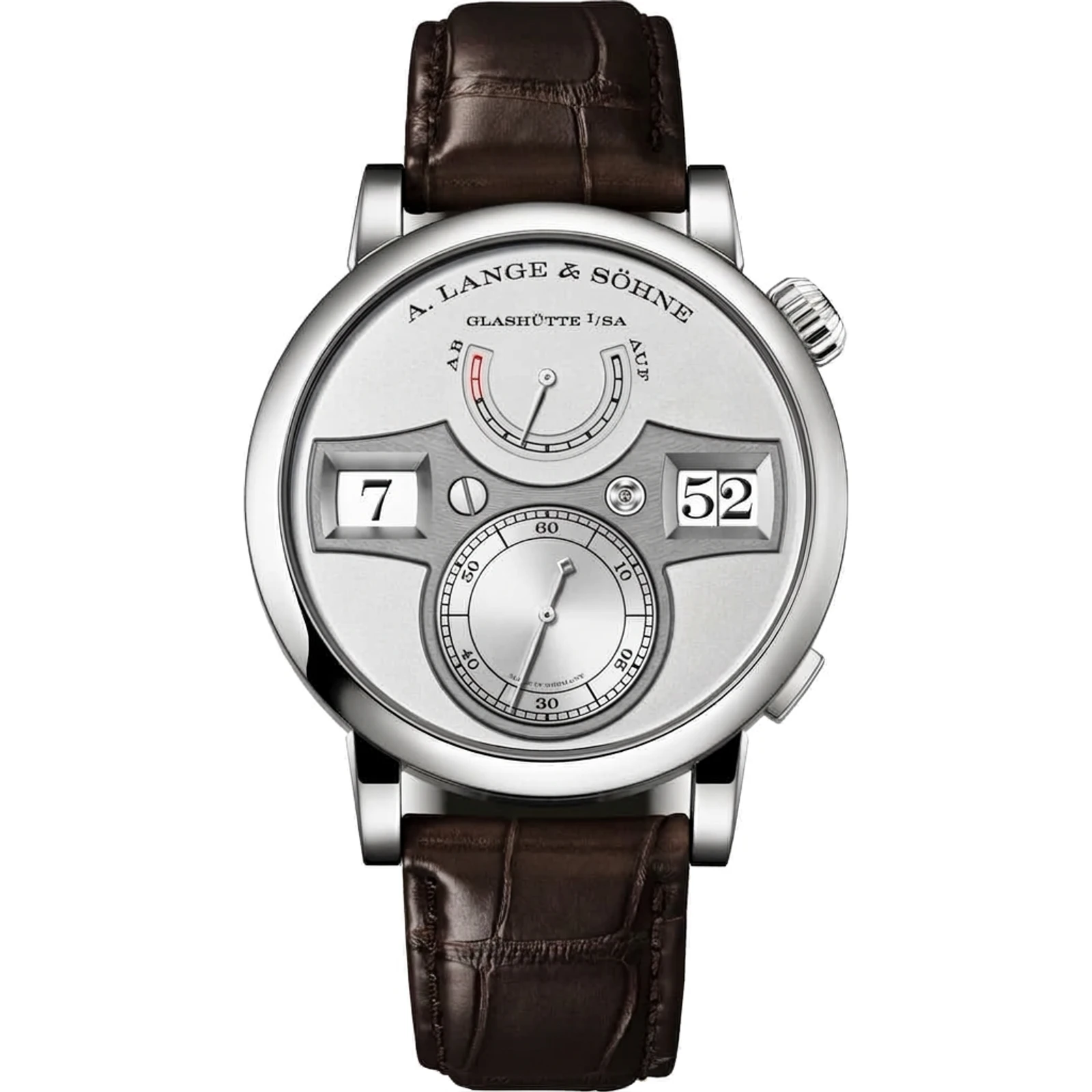 A. Lange Sohne Zeitwerk (updated generation, L043.6), platinum 142.025