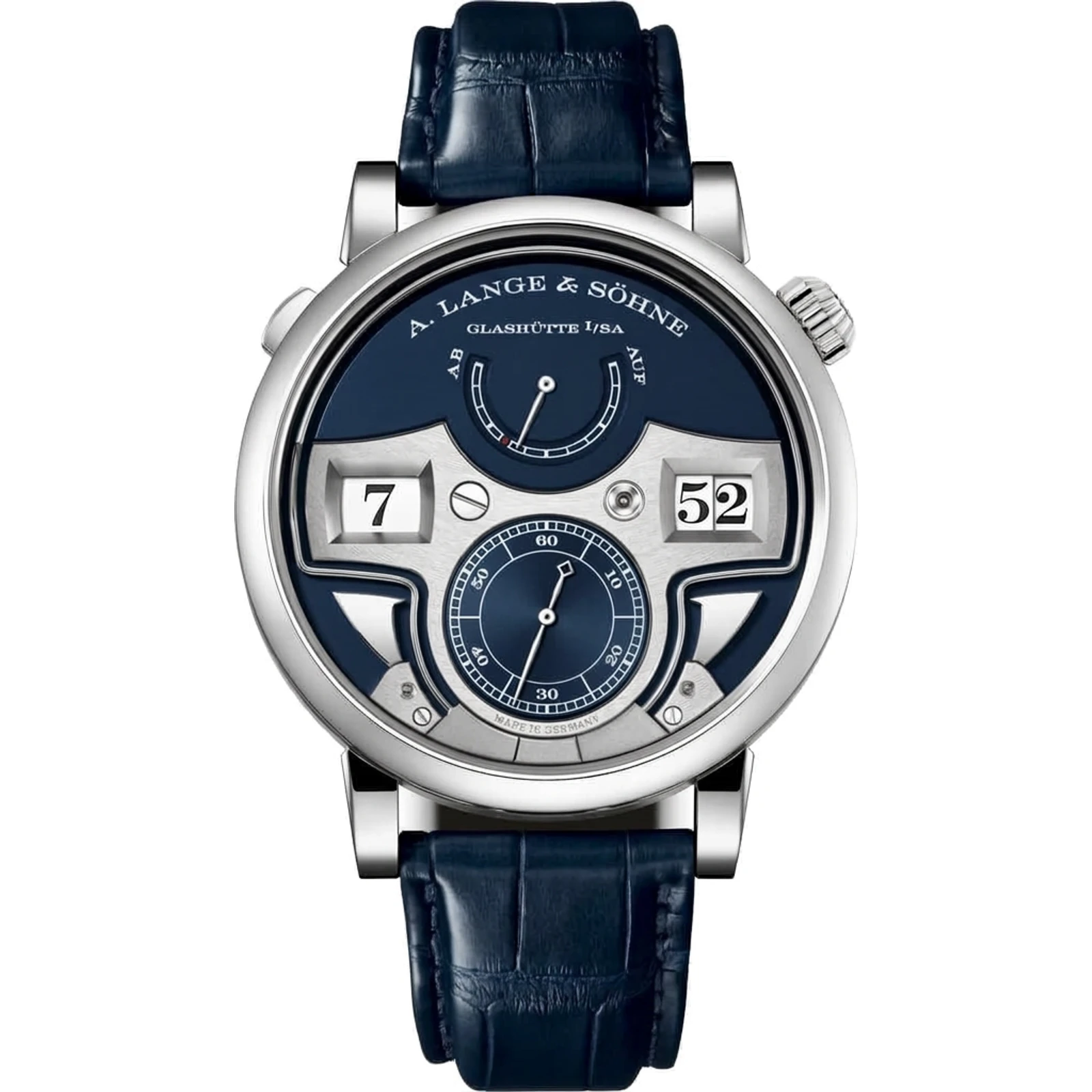 A. Lange Sohne Zeitwerk Minute Repeater, white gold, limited 30 pcs 147.028F