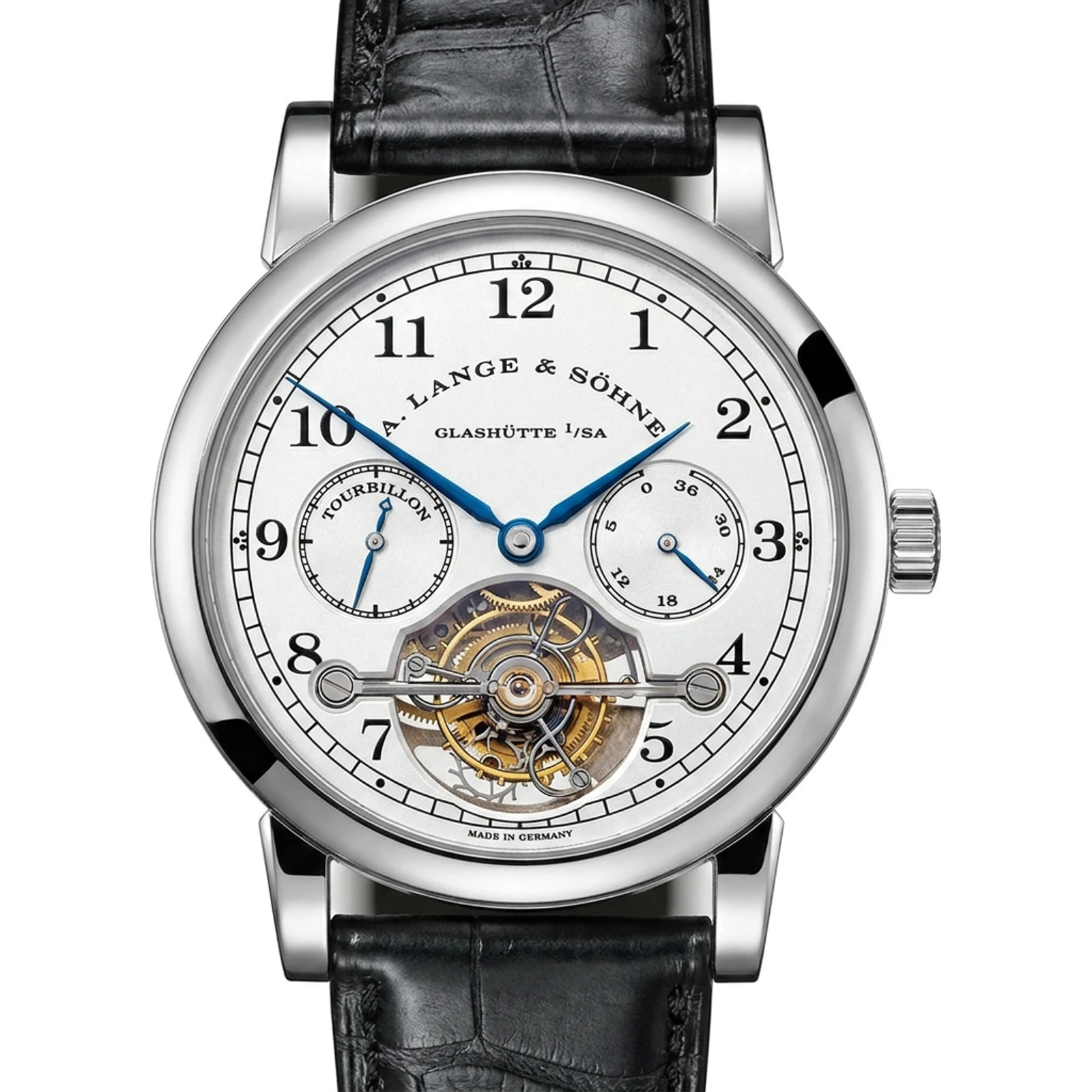 A. Lange Sohne Tourbillon "Pour le Mérite", platinum, limited 50 pcs 701.005