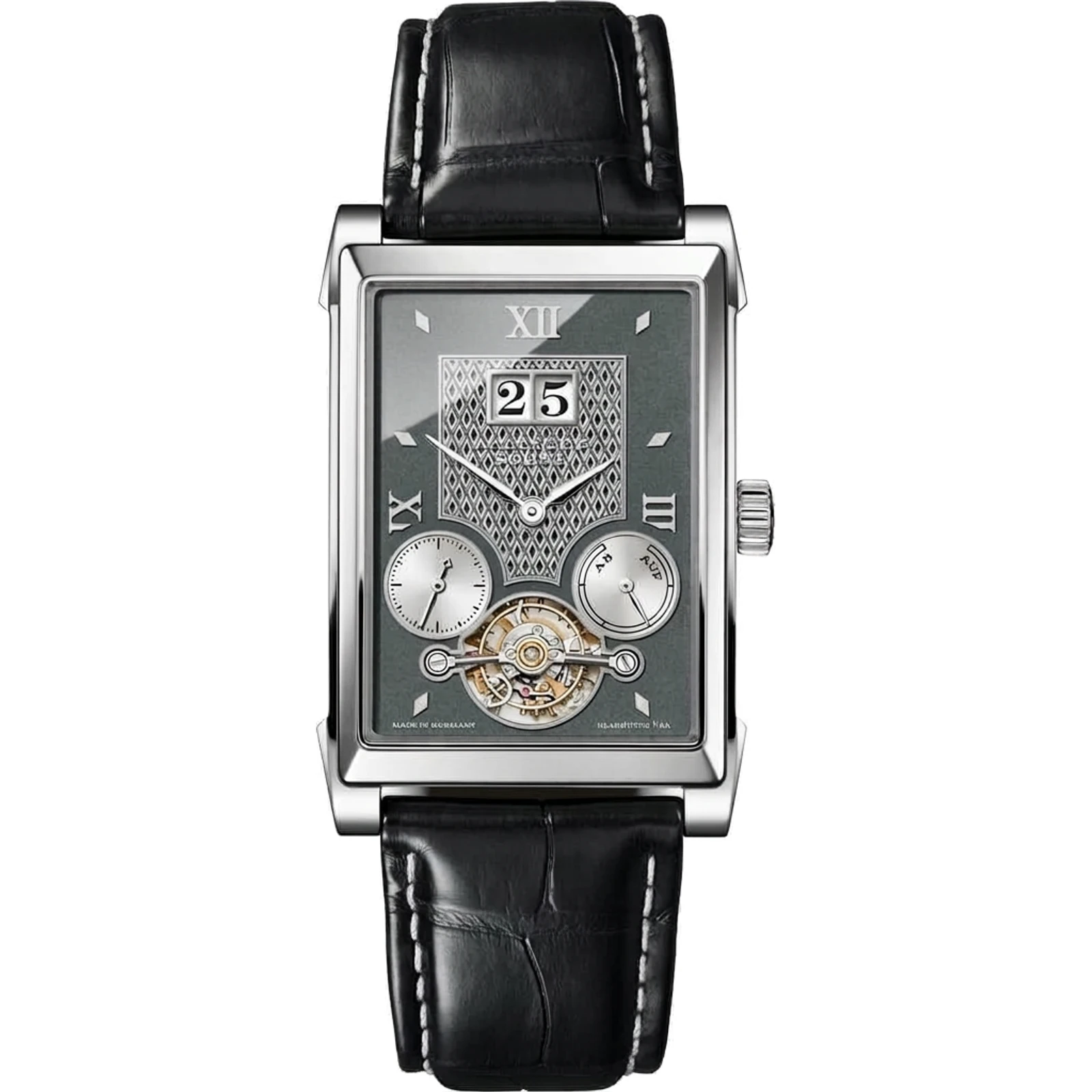 A. Lange Sohne Cabaret Tourbillon Handwerkskunst, platinum, limited 30 pcs 703.048