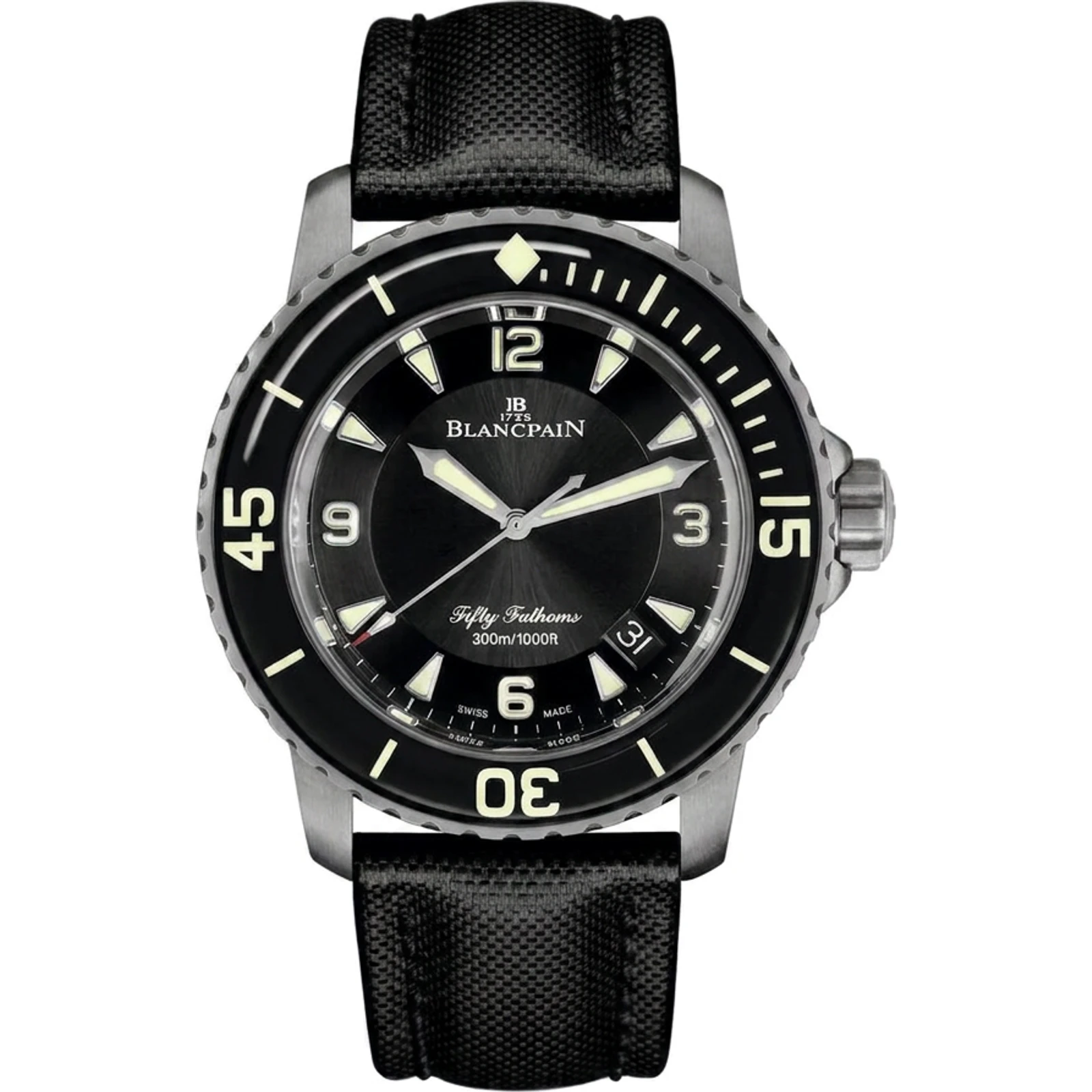 Blancpain Fifty Fathoms Automatique 45mm (titanium, black dial) 5015 12B30 B52B