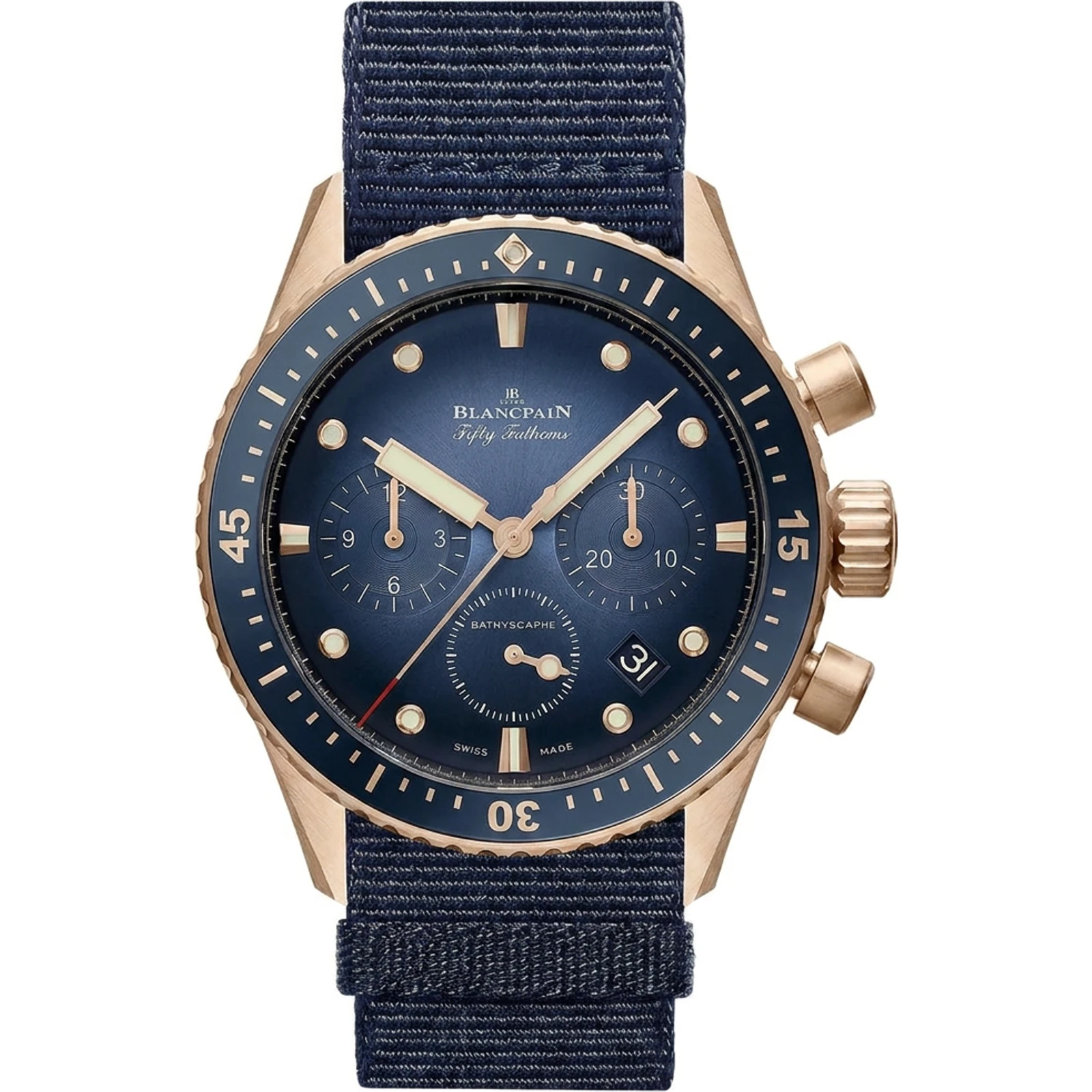 Blancpain Bathyscaphe Chronographe Flyback (red gold) 5200 3640 NAOA