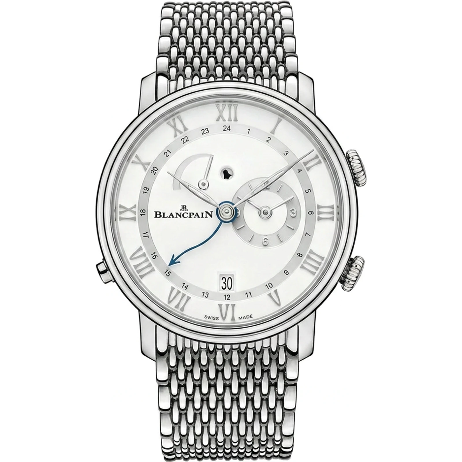 Blancpain Villeret Réveil GMT (steel) 6640 1127 MMB