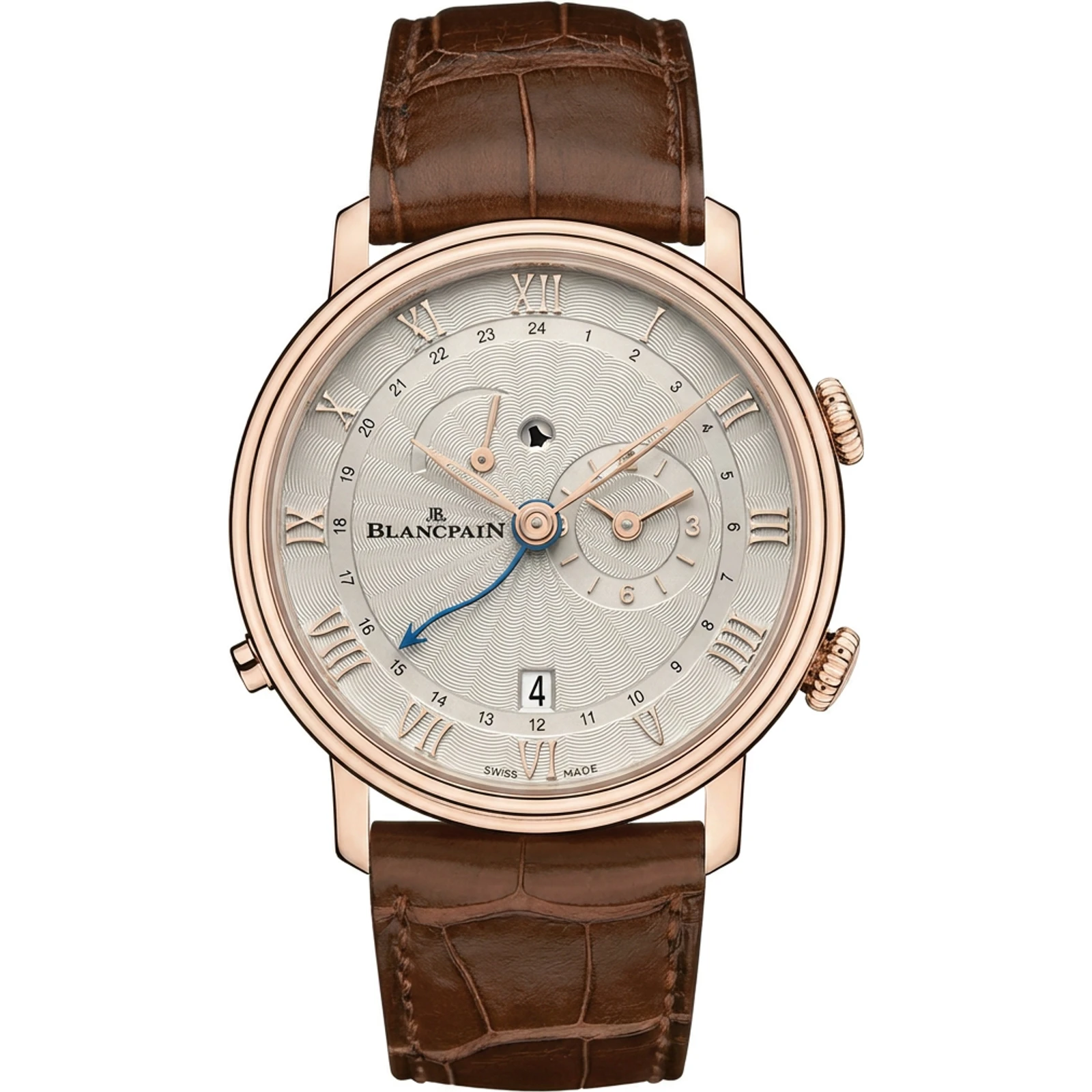 Blancpain Villeret Réveil GMT (red gold) 6640 3642 55B