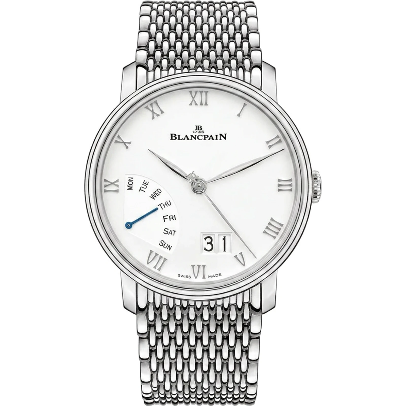 Blancpain Villeret Grande Date Jour Rétrograde (steel) 6668 1127 MMB