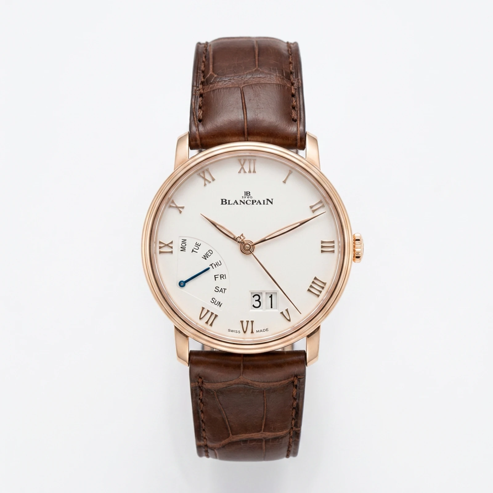 Blancpain Villeret Grande Date Jour Rétrograde (red gold) 6668 3642 55A