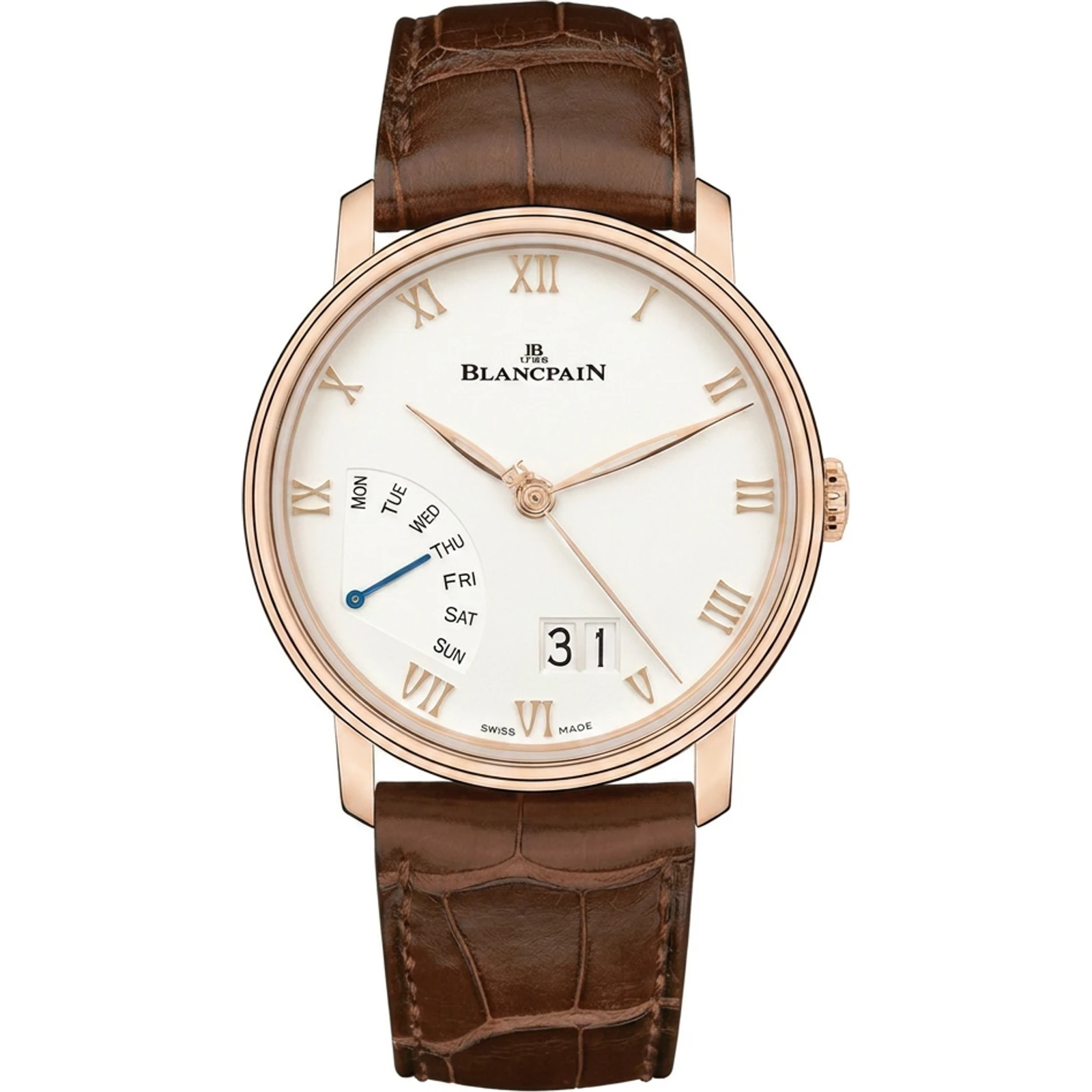 Blancpain Villeret Grande Date Jour Rétrograde (red gold) 6668 3642 55B