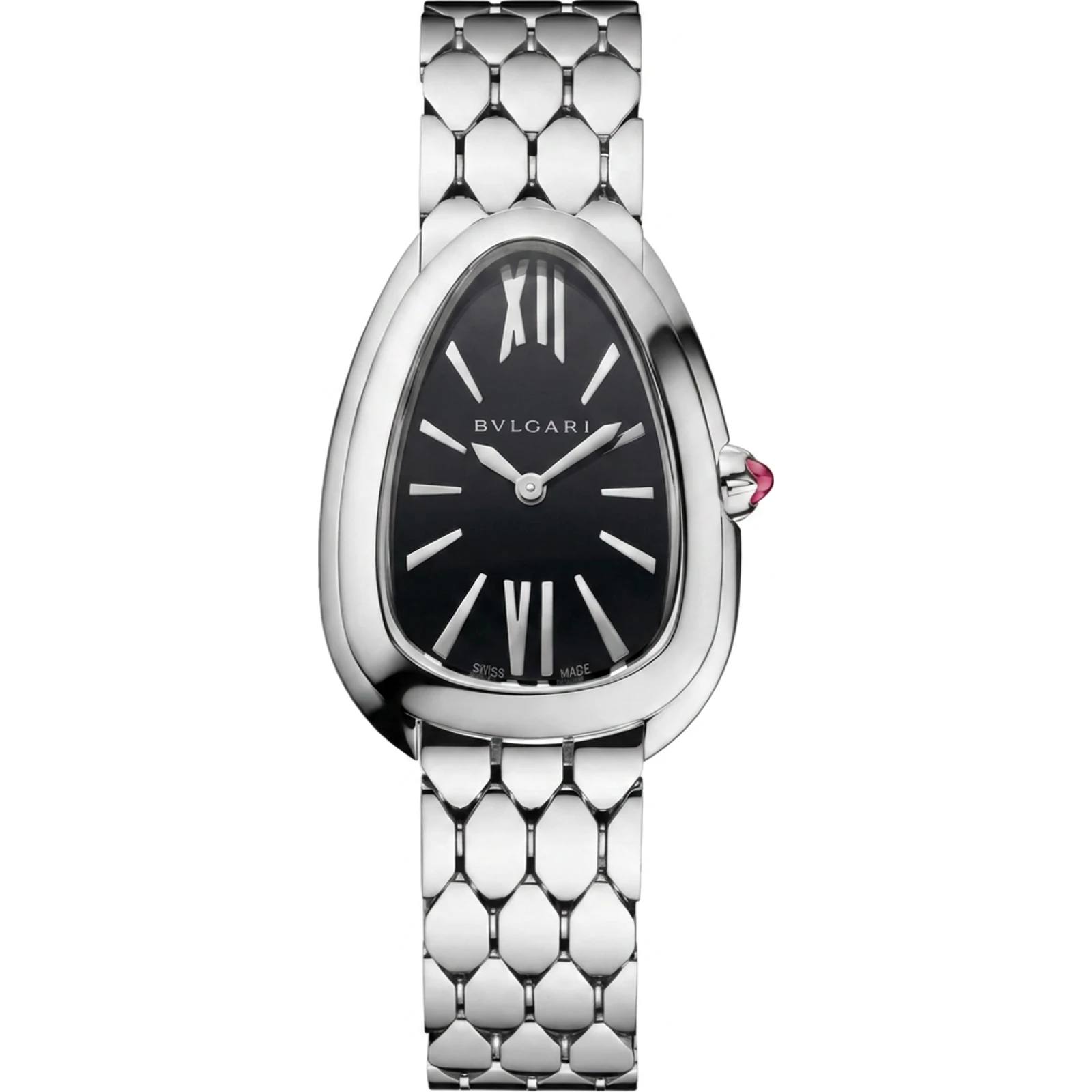 Bulgari Serpenti Seduttori Watch Steel Black 103952