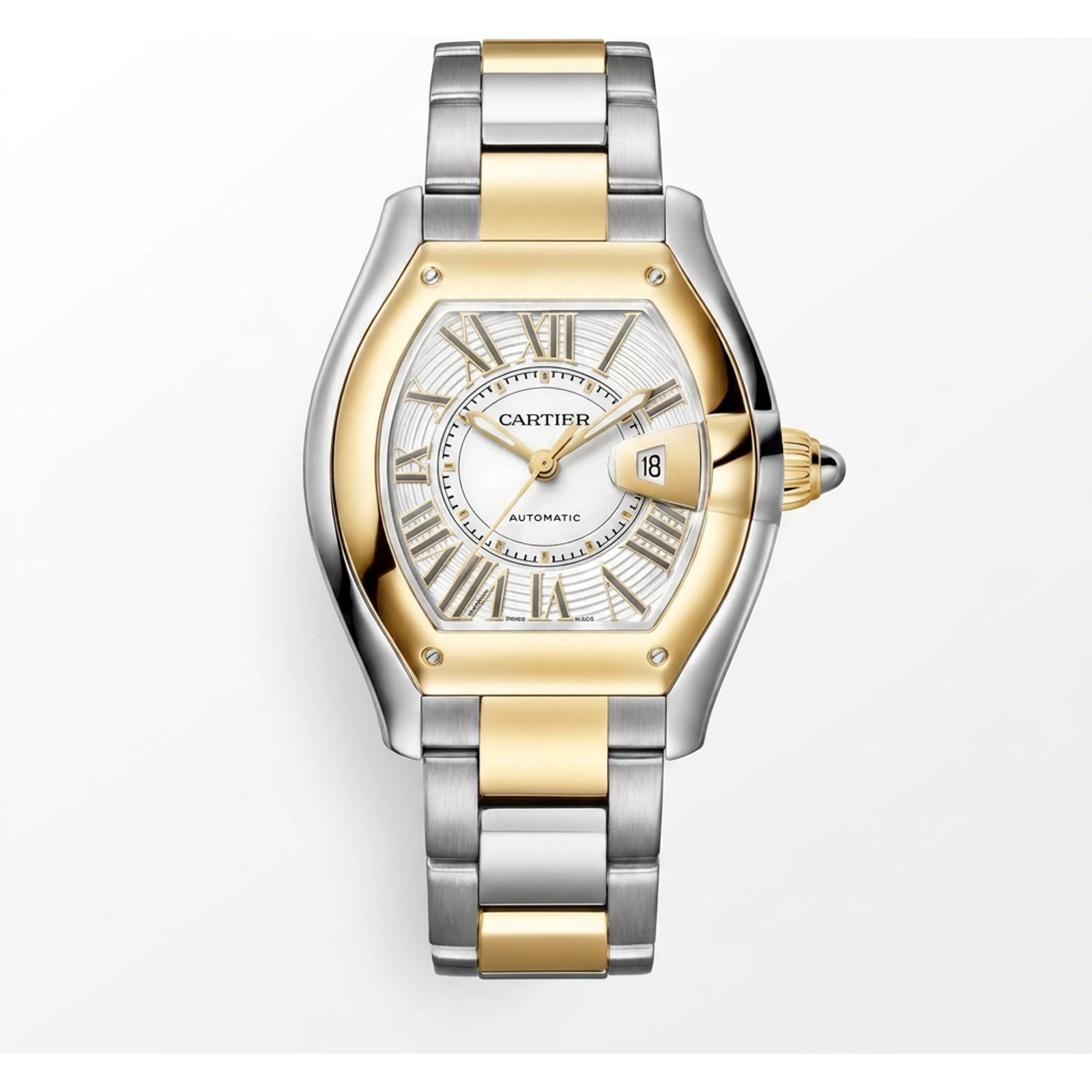 Cartier Roadster, medium model, Steel & Yellow Gold two-tone W2RD0009