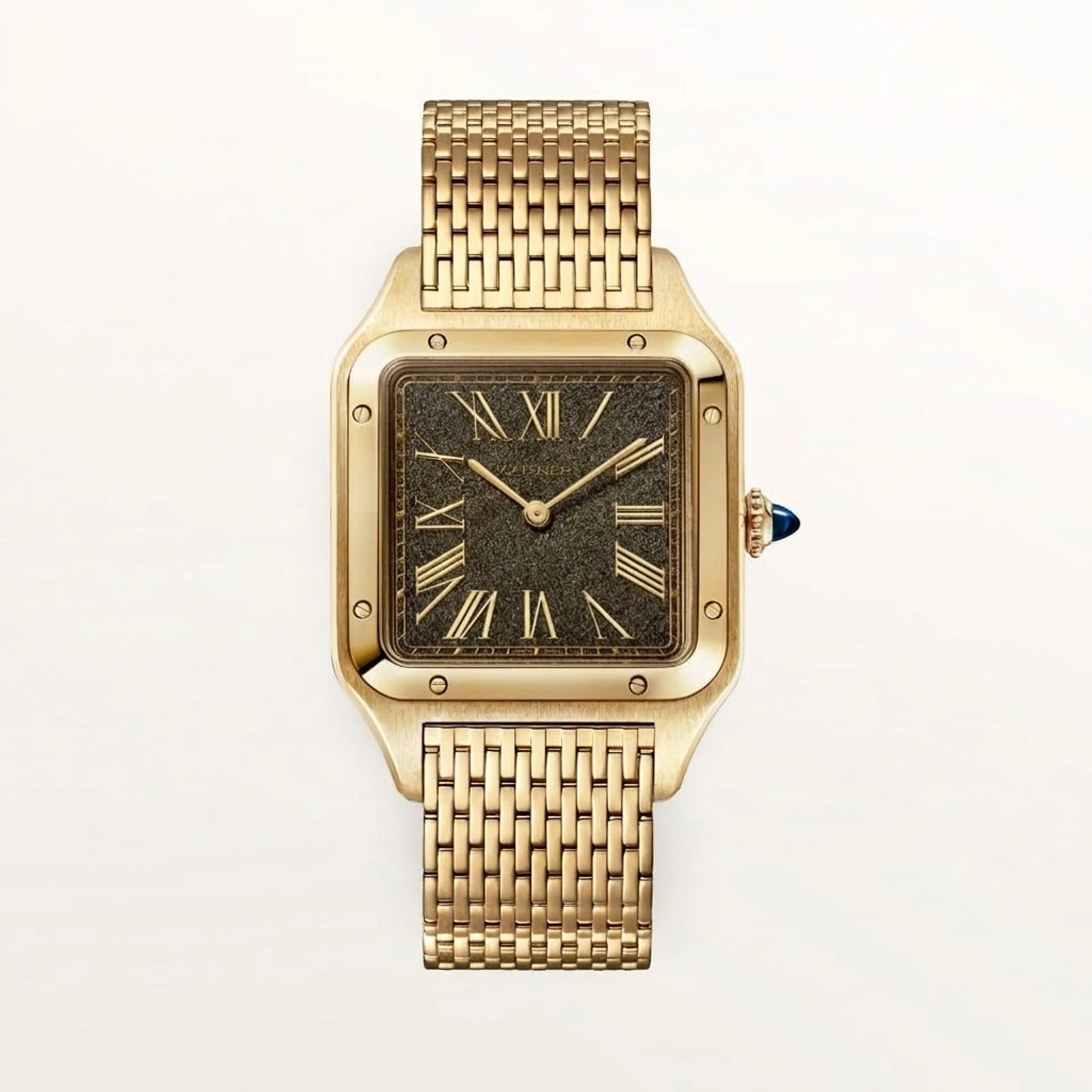 Cartier Santos-Dumont Large Obsidian WGSA0123