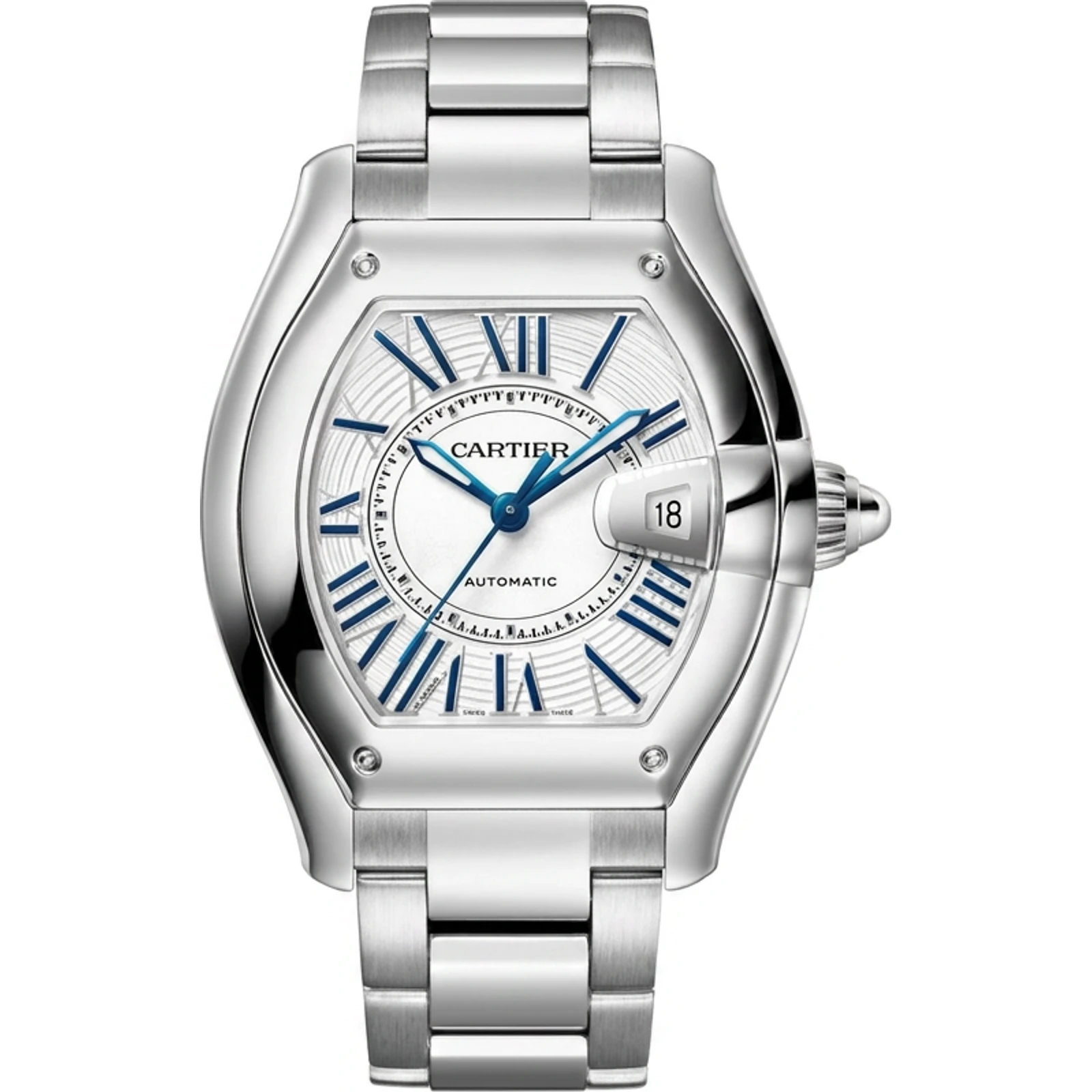 Cartier Roadster, large model, Steel WSRD0020