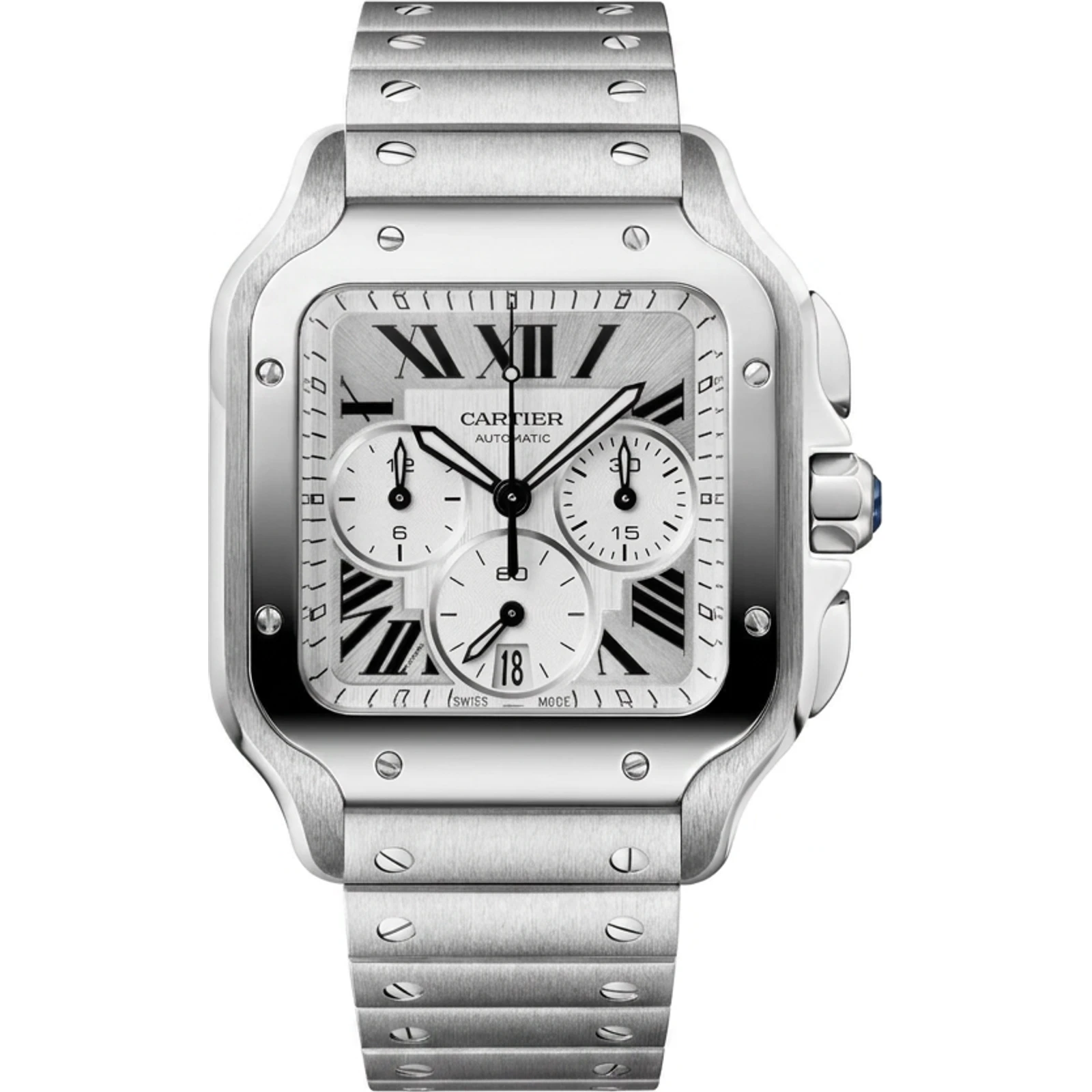 Santos de Cartier Chronograph Large WSSA0083