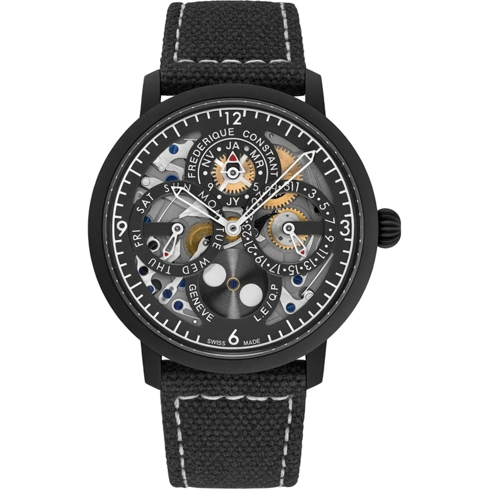 Frédérique Constant Manufacture Slimline Perpetual Calendar by Peter Speake, titanium FC-775PS4TS6
