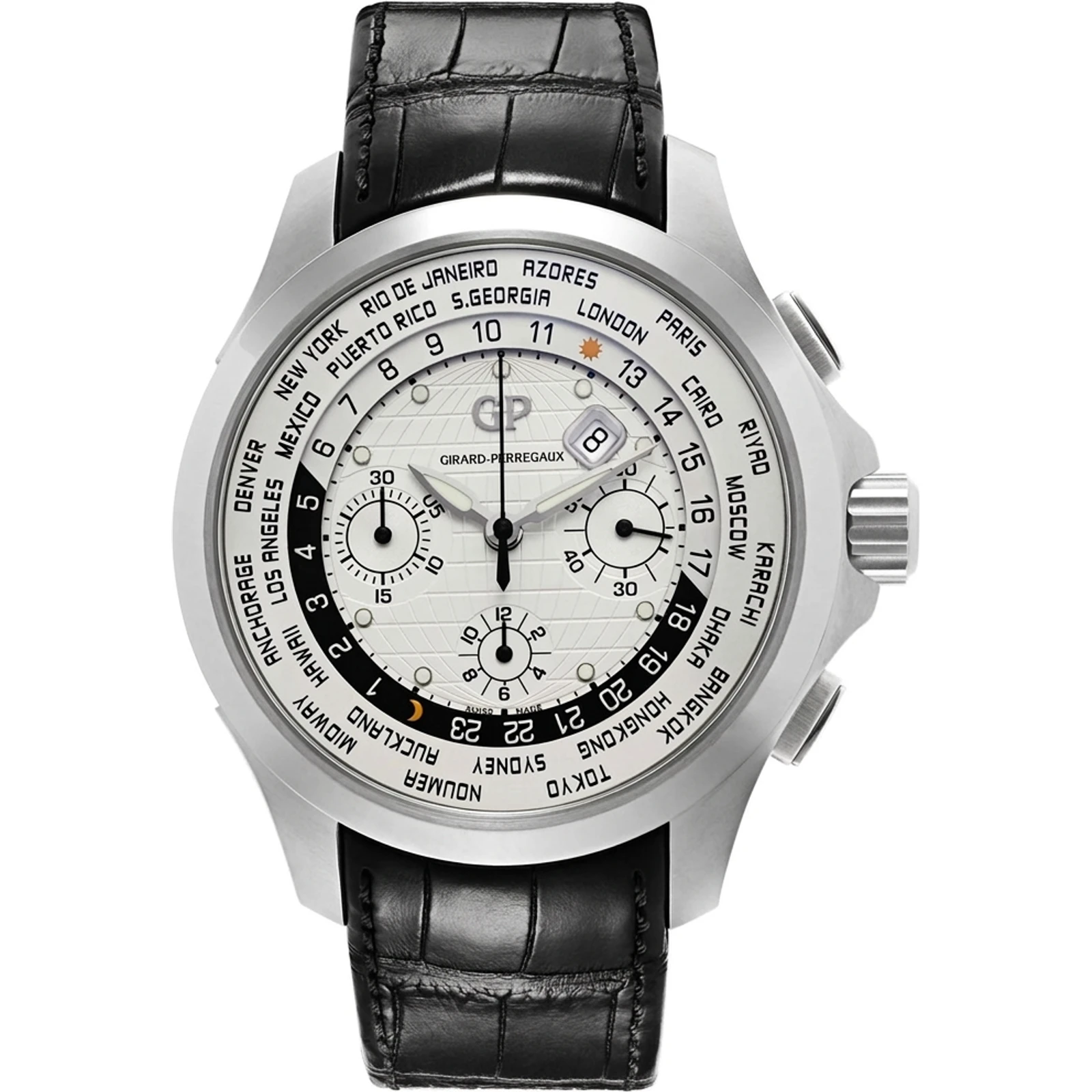 Girard-Perregaux Traveller WW.TC Steel 49700-11-133-BB6B