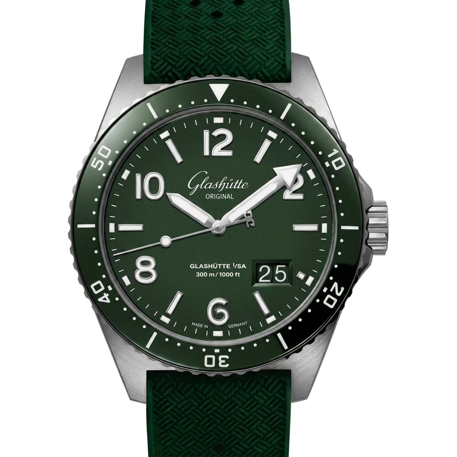 Glashutte Original SeaQ Panorama Date (reed green dial) 1-36-13-07-83-33