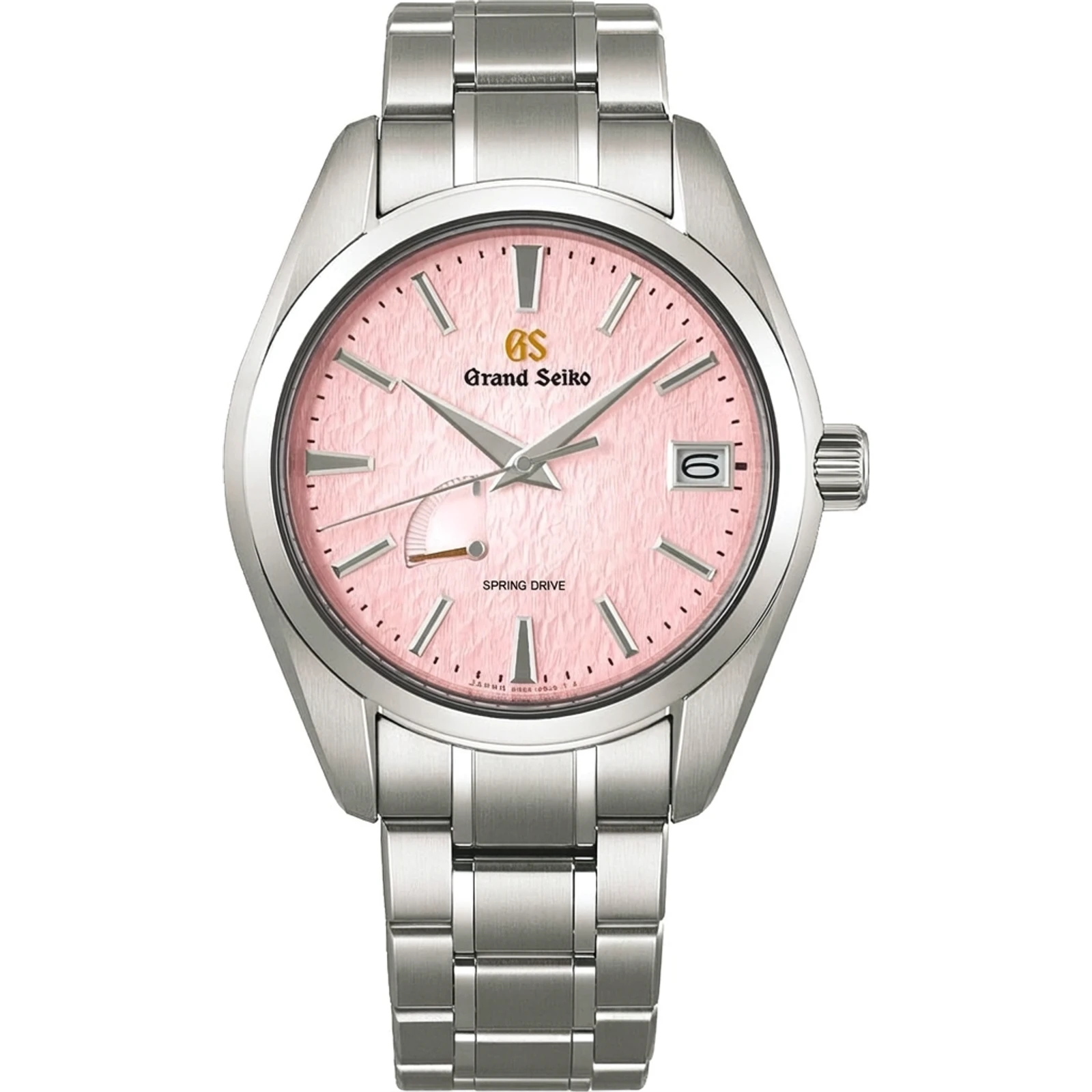 Grand Seiko 20th Anniversary Spring Drive, pink snowflake dial SBGA497