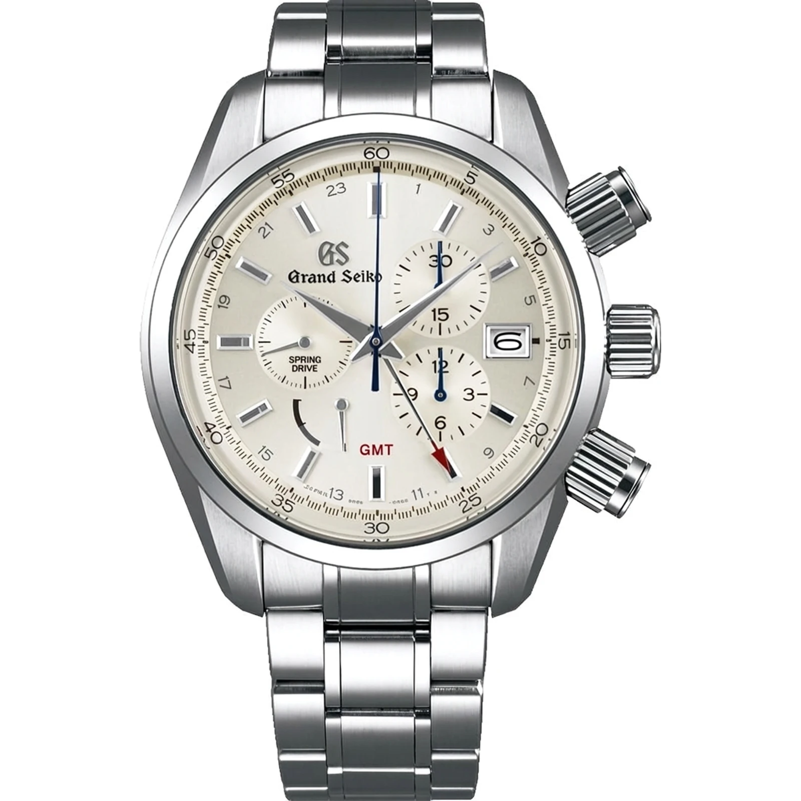 Grand Seiko Sport Collection Spring Drive Chronograph GMT, champagne dial (9R86) SBGC201
