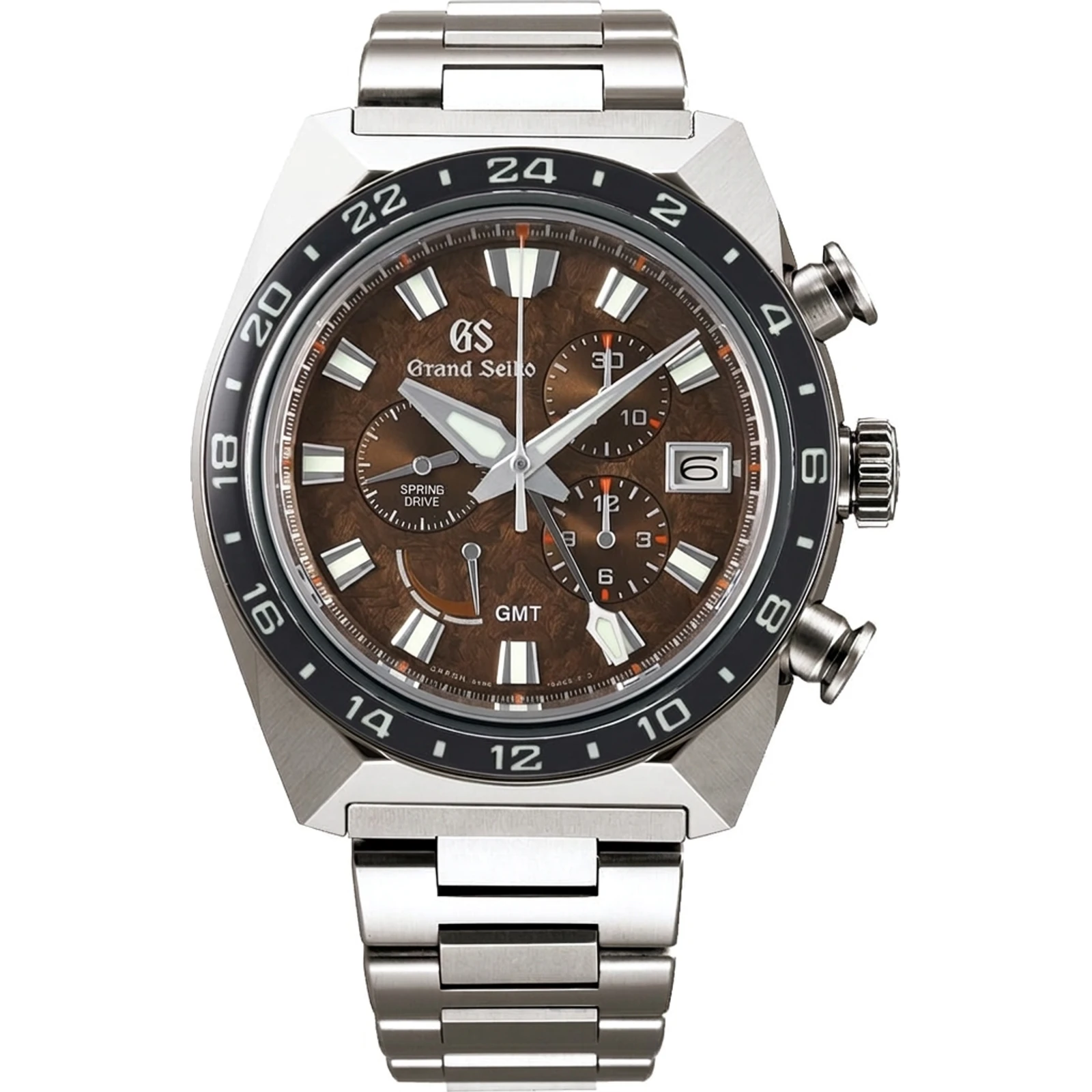 Grand Seiko Sport Collection Spring Drive Chronograph GMT, titanium, 20th Anniversary Lion, ltd. 500 (9R96) SBGC231