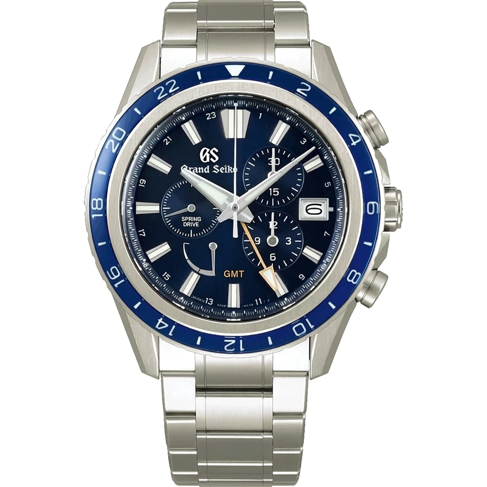 Grand Seiko Spring Drive Chronograph GMT "Cosmo Blue" 15th Anniversary Limited Edition (9R96) SBGC249