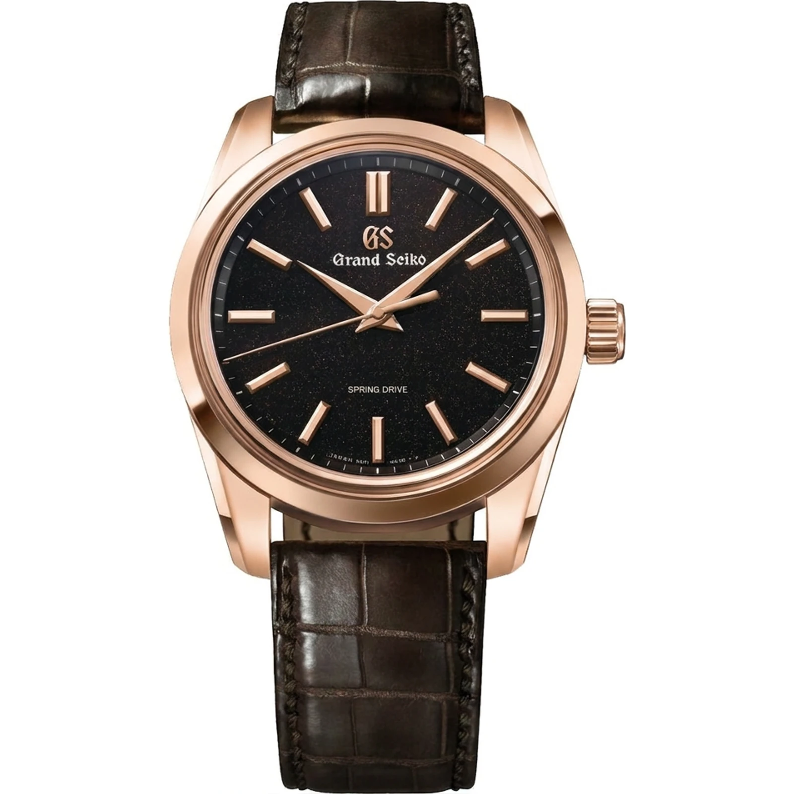 Grand Seiko Masterpiece Collection Spring Drive 8 Day, Rose Gold, Black Dial SBGD202