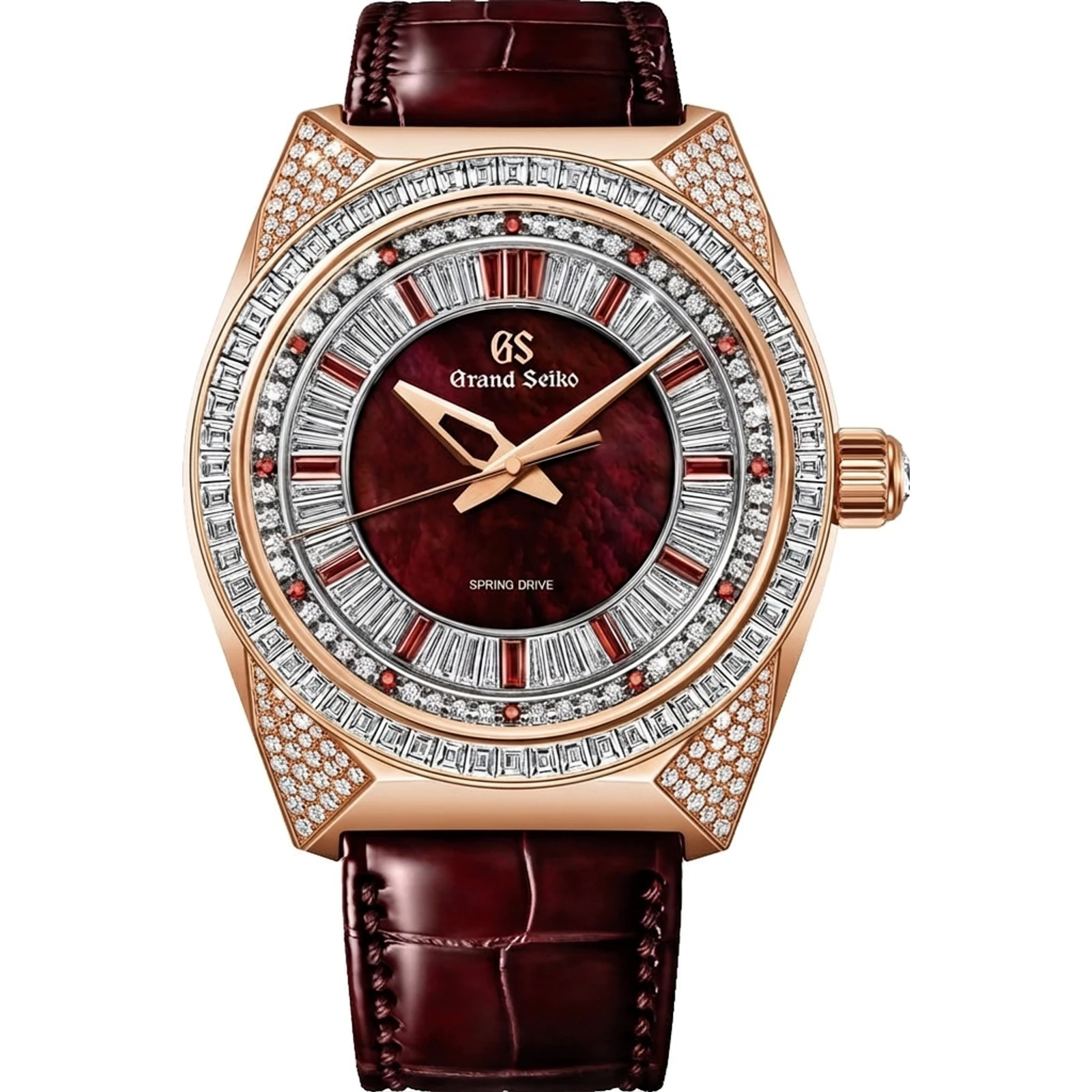 Grand Seiko Masterpiece Collection Spring Drive 8 Days "Red Lion", 18k rose gold jewelry watch SBGD228