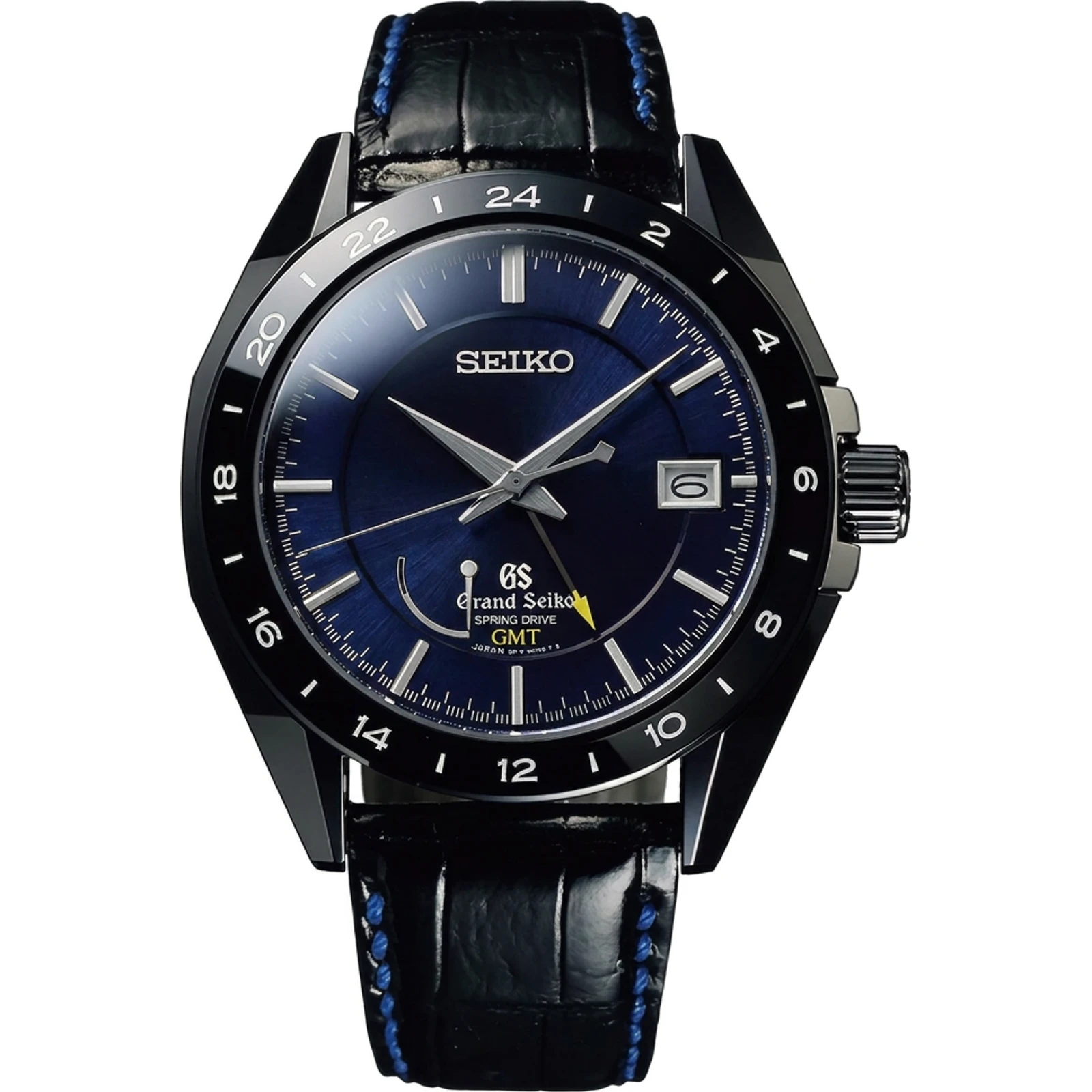 Grand Seiko Spring Drive GMT Ceramic, blue dial, ltd. 500 SBGE039