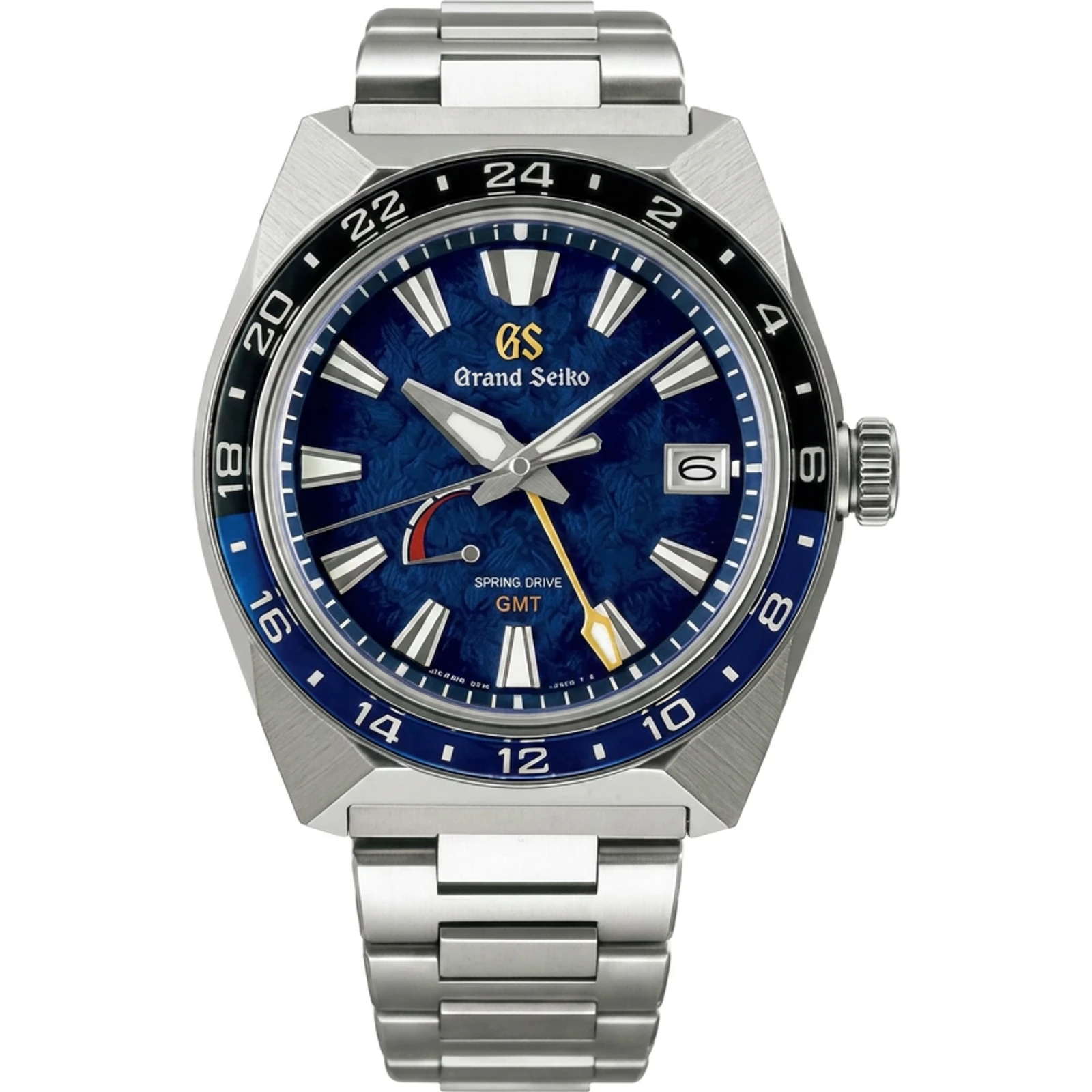Grand Seiko Tokusenkai Exclusive Spring Drive GMT, blue lion's mane dial SBGE309