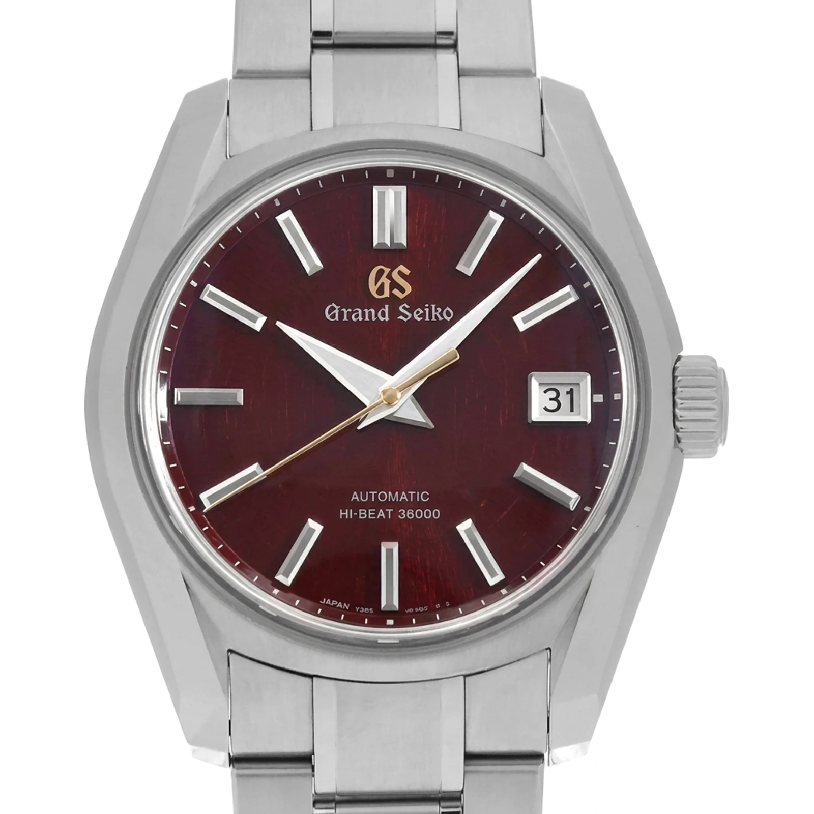 Grand Seiko Hankyu Umeda Exclusive Hi-Beat, maroon dial SBGH359