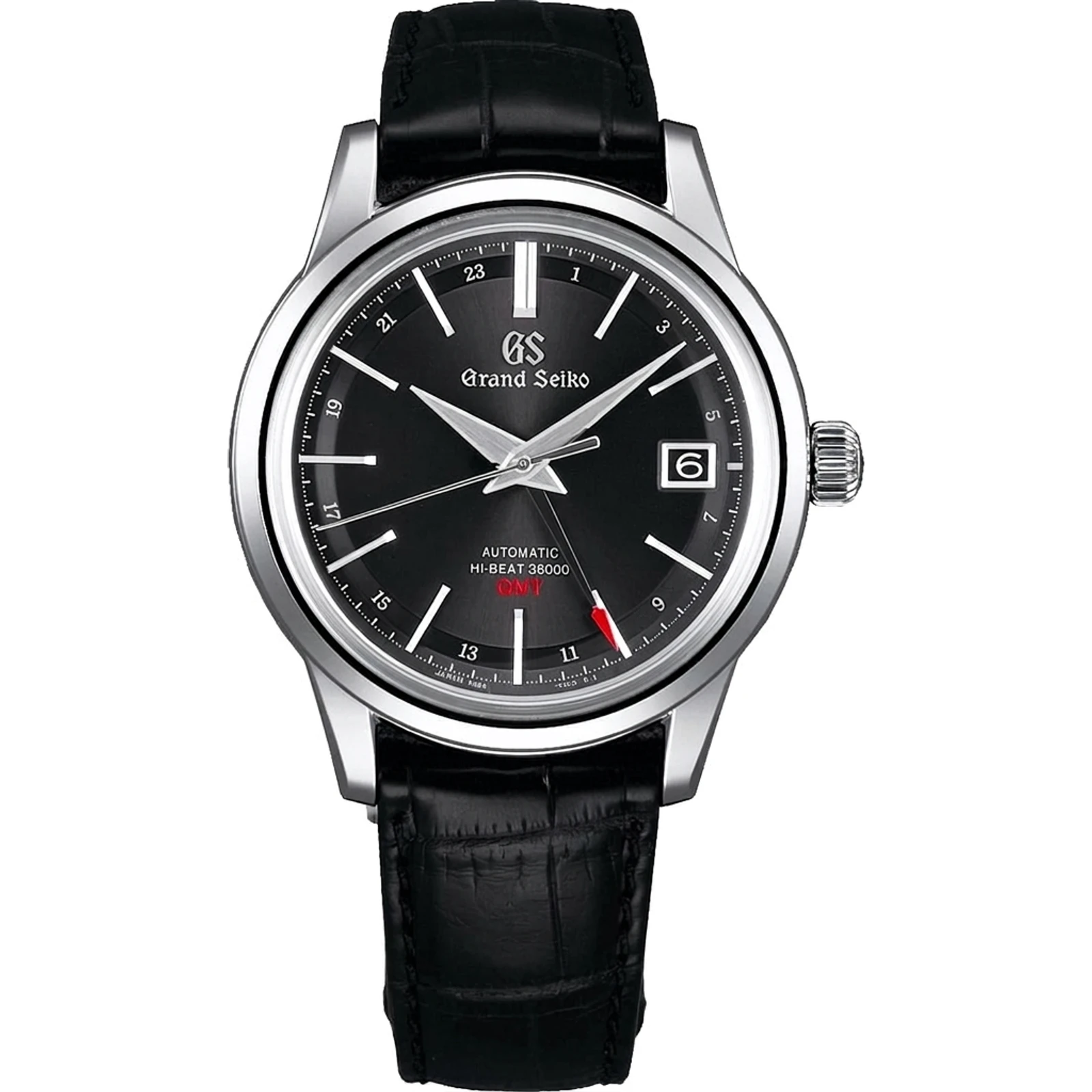 Grand Seiko Elegance Collection Hi-Beat 36000 GMT, grey-black dial (cal. 9S86) SBGJ219