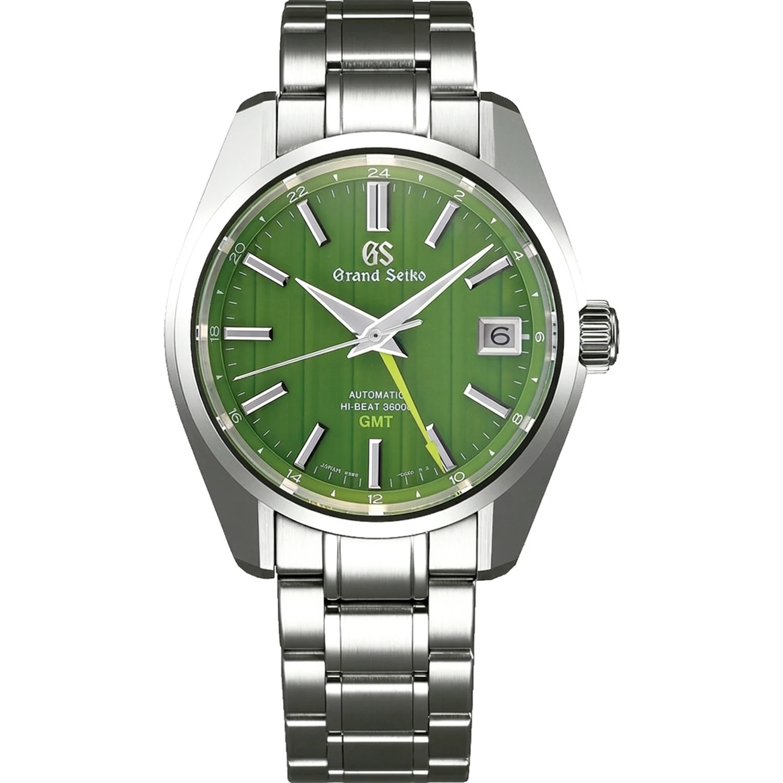Grand Seiko Heritage Collection Hi-Beat 36000 GMT "Green Bamboo" Special Edition, 40mm (9S86) SBGJ259
