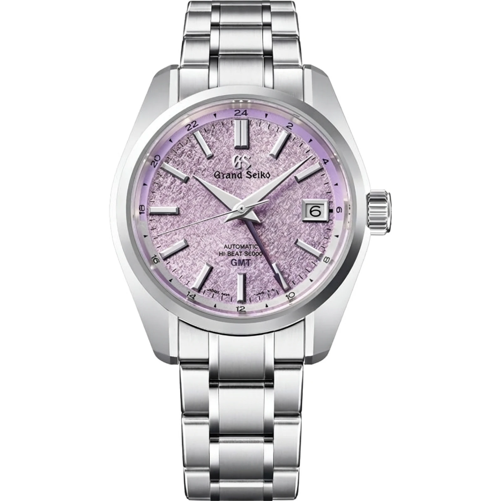 Grand Seiko Asia Pacific 2nd Anniversary GMT, purple "Fuji-iro" dial SBGJ285