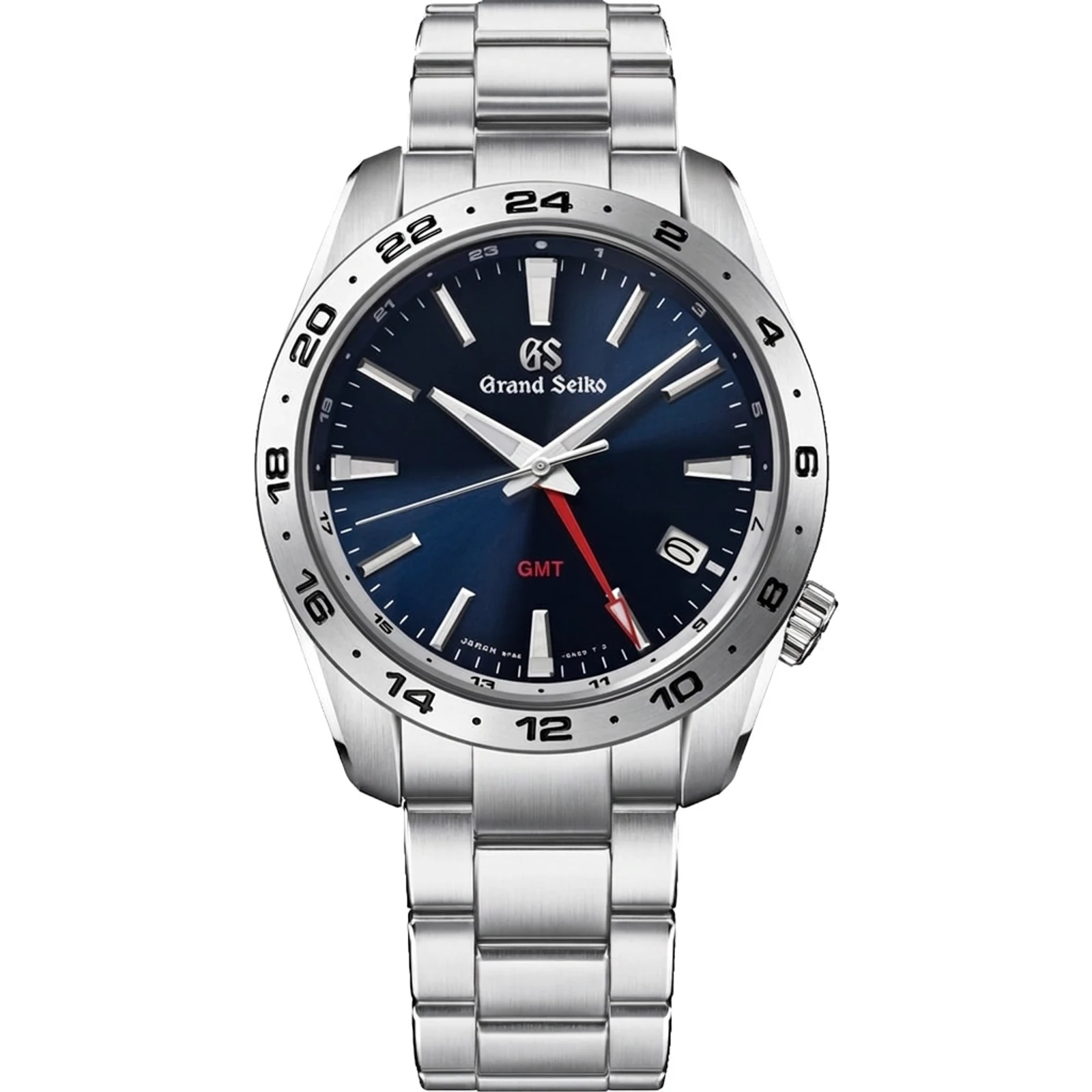 Grand Seiko Sport Collection 9F86 Quartz GMT, blue sunray dial SBGN029