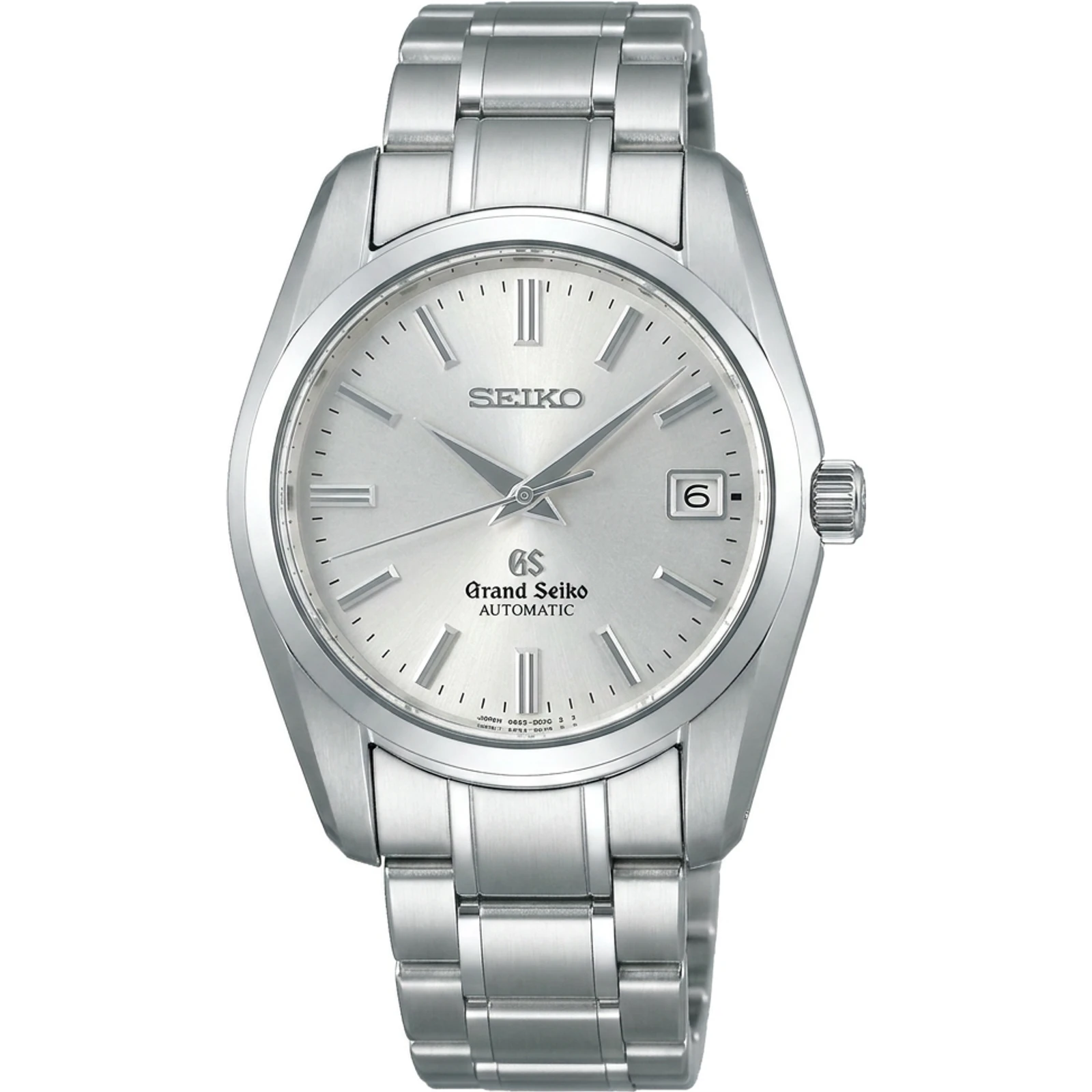 Heritage Collection, first modern 9S55 mechanical Grand Seiko (1998), silver dial SBGR001