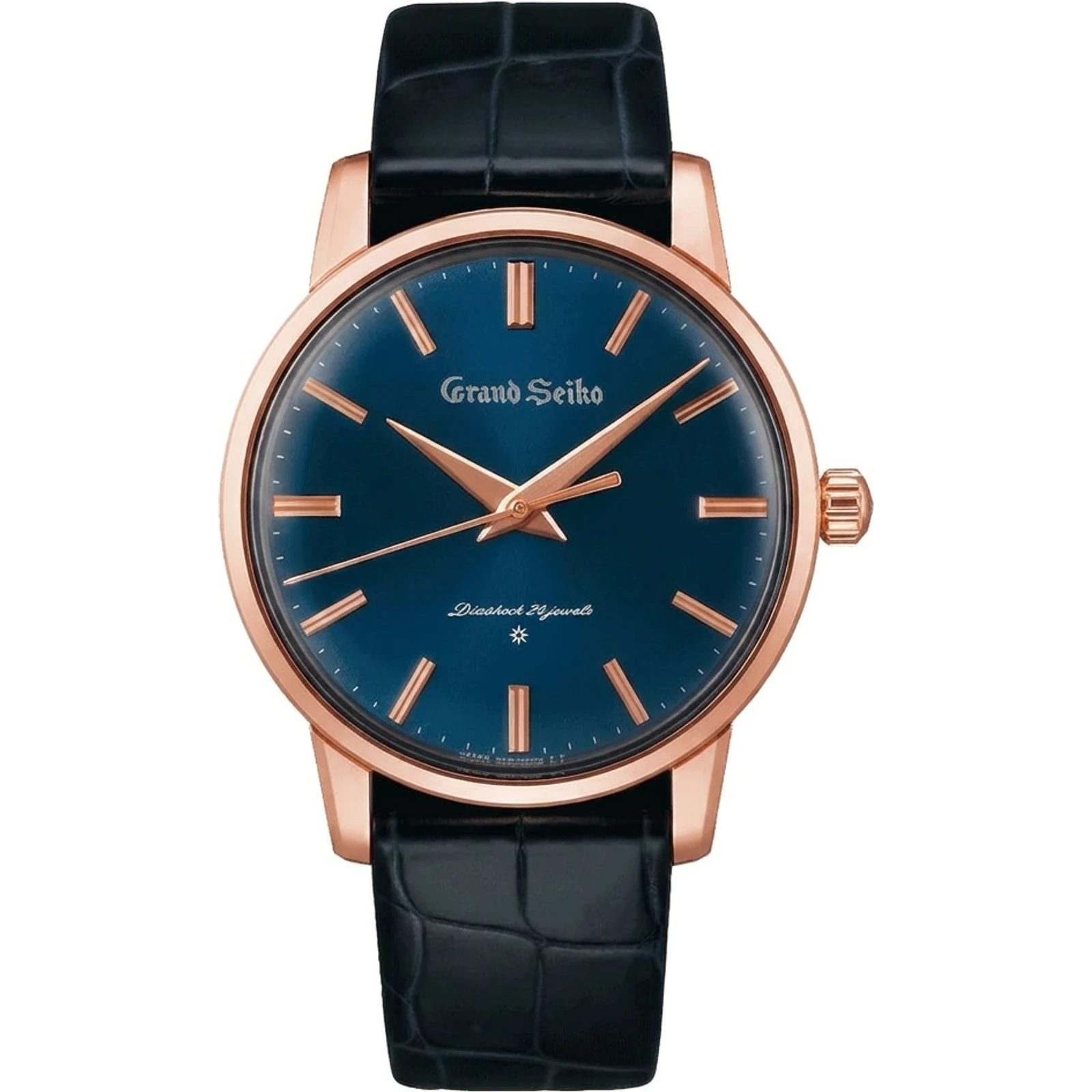 Grand Seiko First Model Recreation, navy blue dial SBGW314