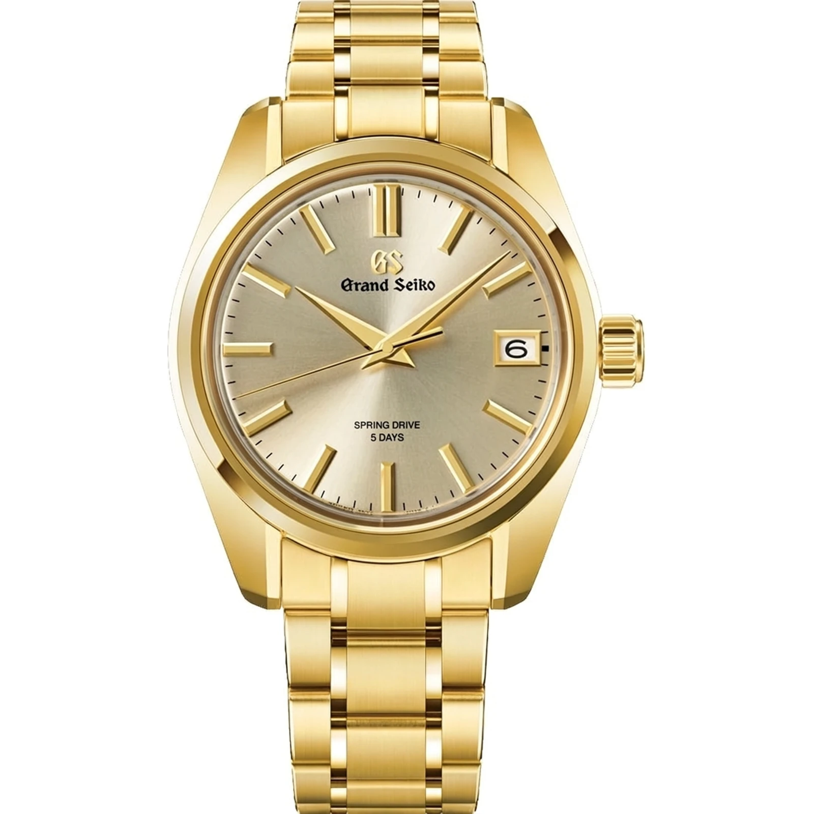 Grand Seiko Heritage 44GS Spring Drive 5 Days Yellow Gold SLGA028