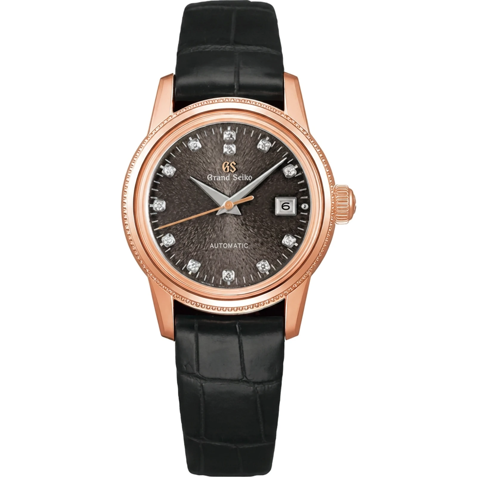 Grand Seiko Tokusenkai Exclusive Ladies' Watch, pink gold with brown dial STGK028