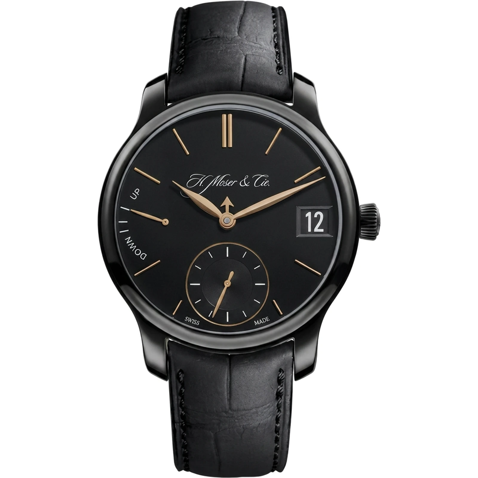 H. Moser & Cie. Endeavour Perpetual Calendar Black Edition, DLC Titanium 1341-0500