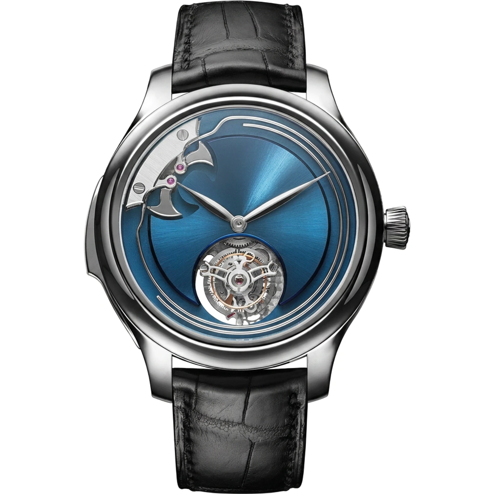 H. Moser & Cie. Endeavour Concept Minute Repeater Tourbillon, Electric Blue, Titanium, LE20 1903-0500