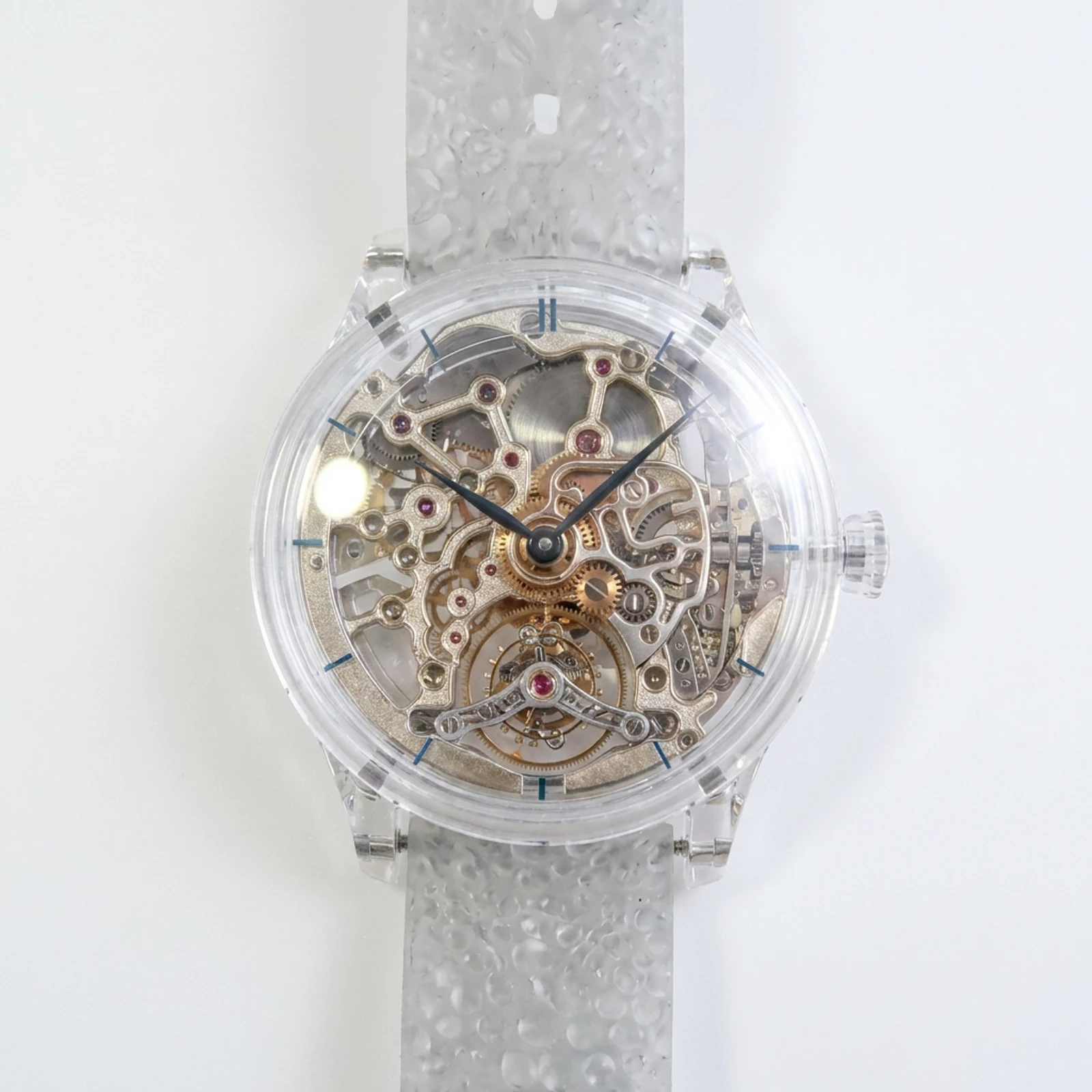 H. Moser & Cie. Venturer Tourbillon Dual Time Sapphire Skeleton 2803-1000