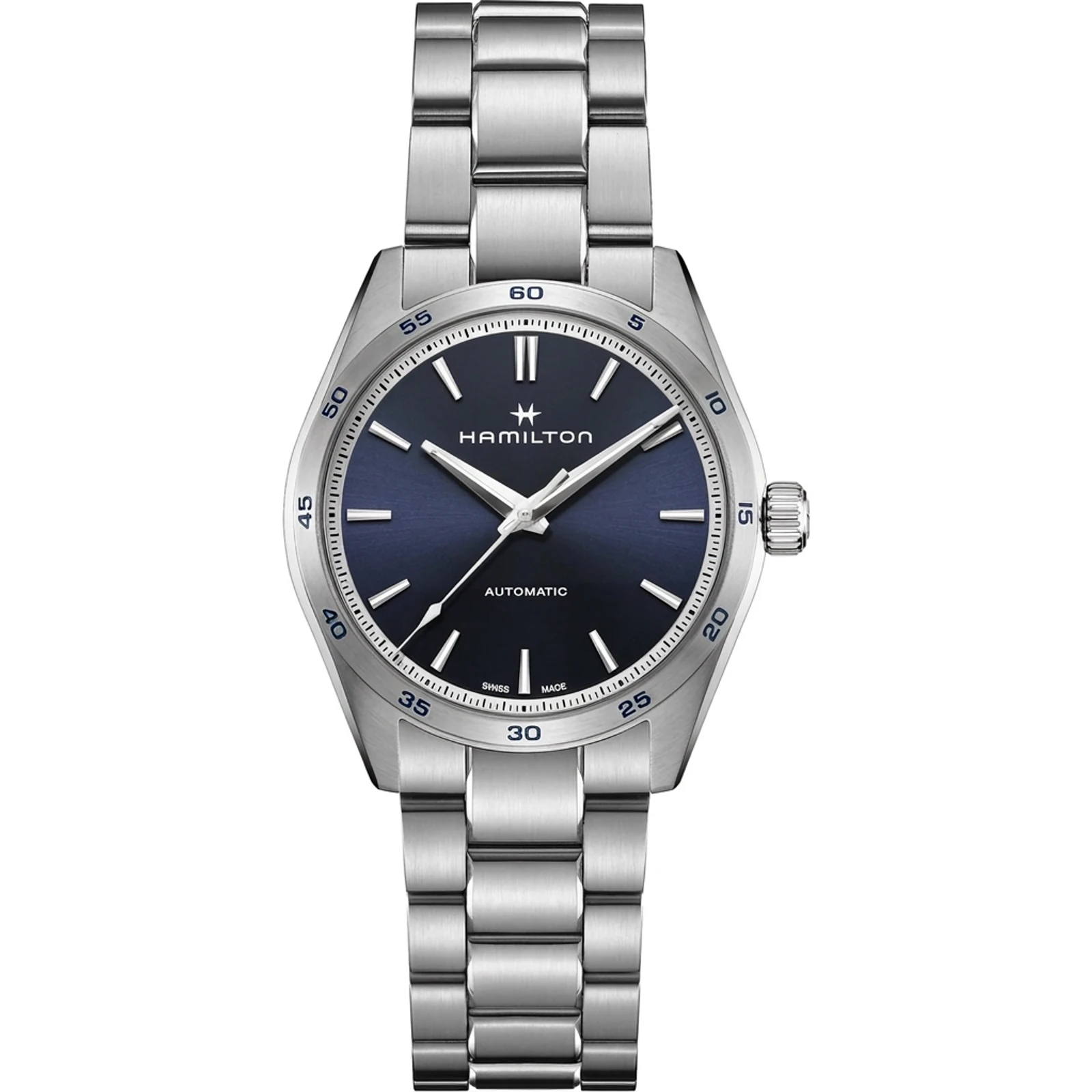Hamilton Jazzmaster Performer Auto 38mm (blue dial, bracelet) H36215140