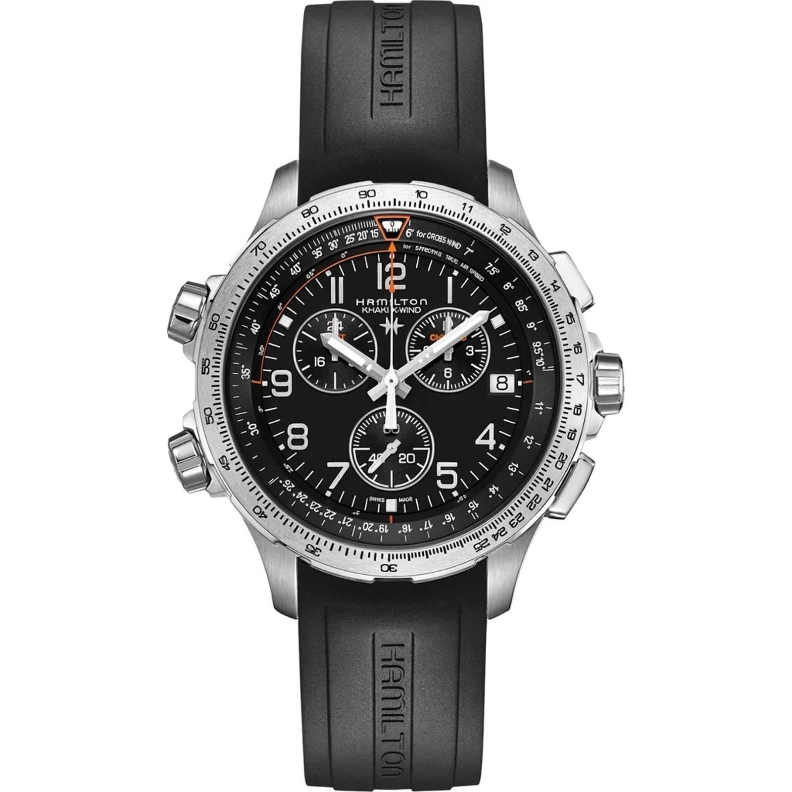Hamilton Khaki Aviation X-Wind GMT Chrono Quartz (black dial) H77912335