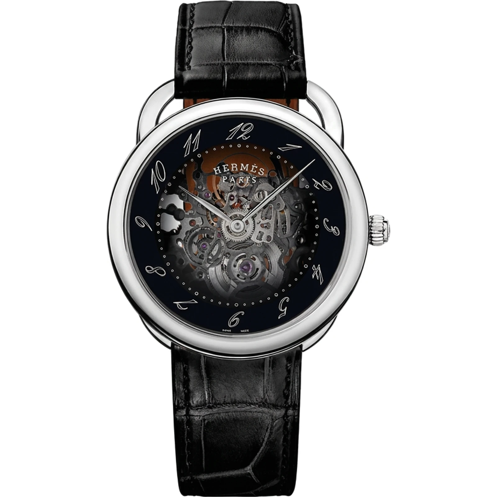 Hermès Arceau Squelette watch, 40 mm W055537WW00