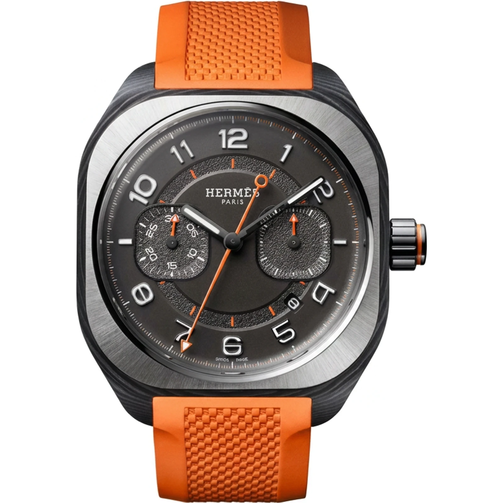 Hermès H08 Chronographe watch, 45 mm W403130WW00