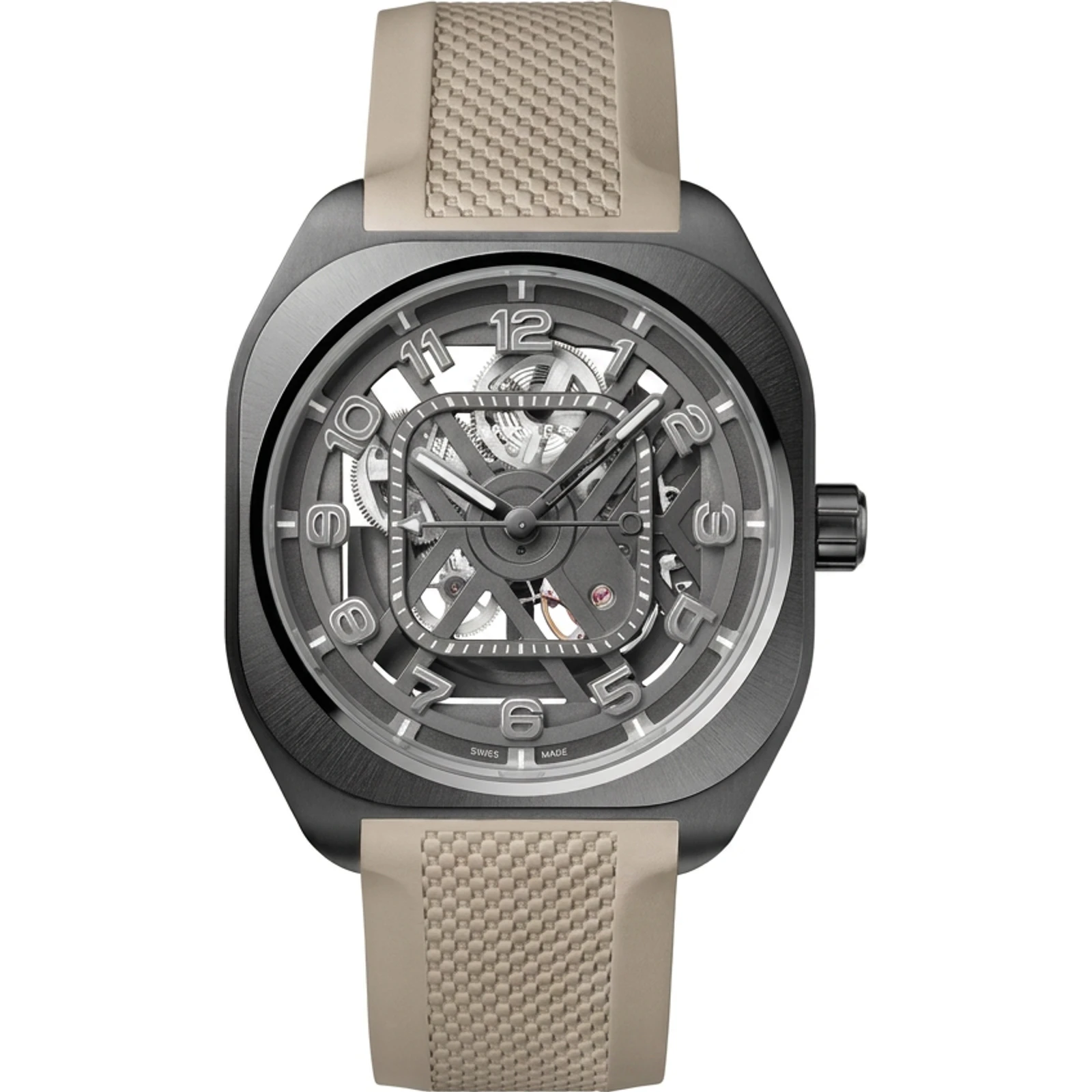 Hermès H08 Squelette watch, 42 mm W408555WW00